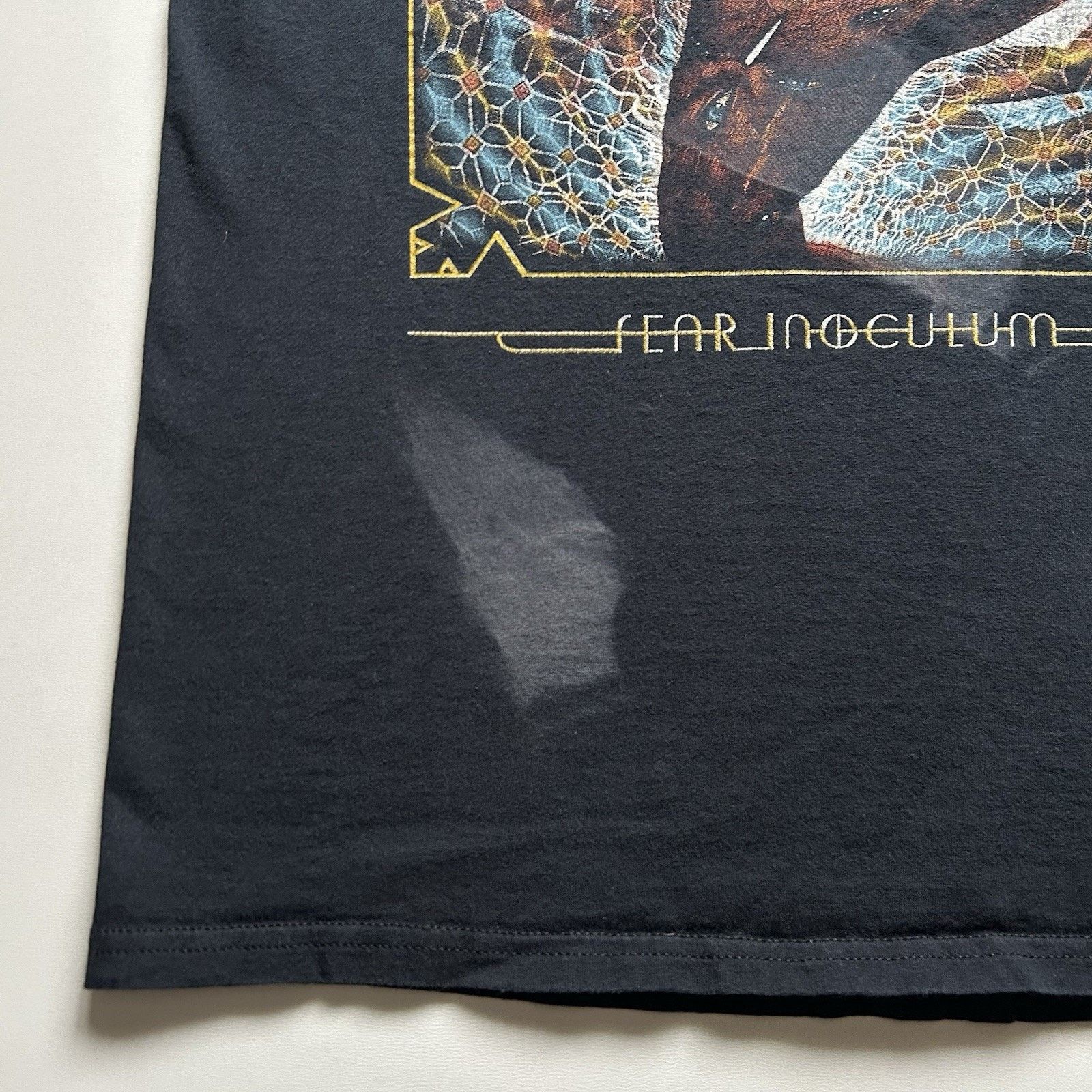 Band Tees × Fruit Of The Loom × Vintage Vintage Tool T Shirt Medium Faded Black 2022 Tour Concert Size US M / EU 48-50 / 2 - 7 Thumbnail