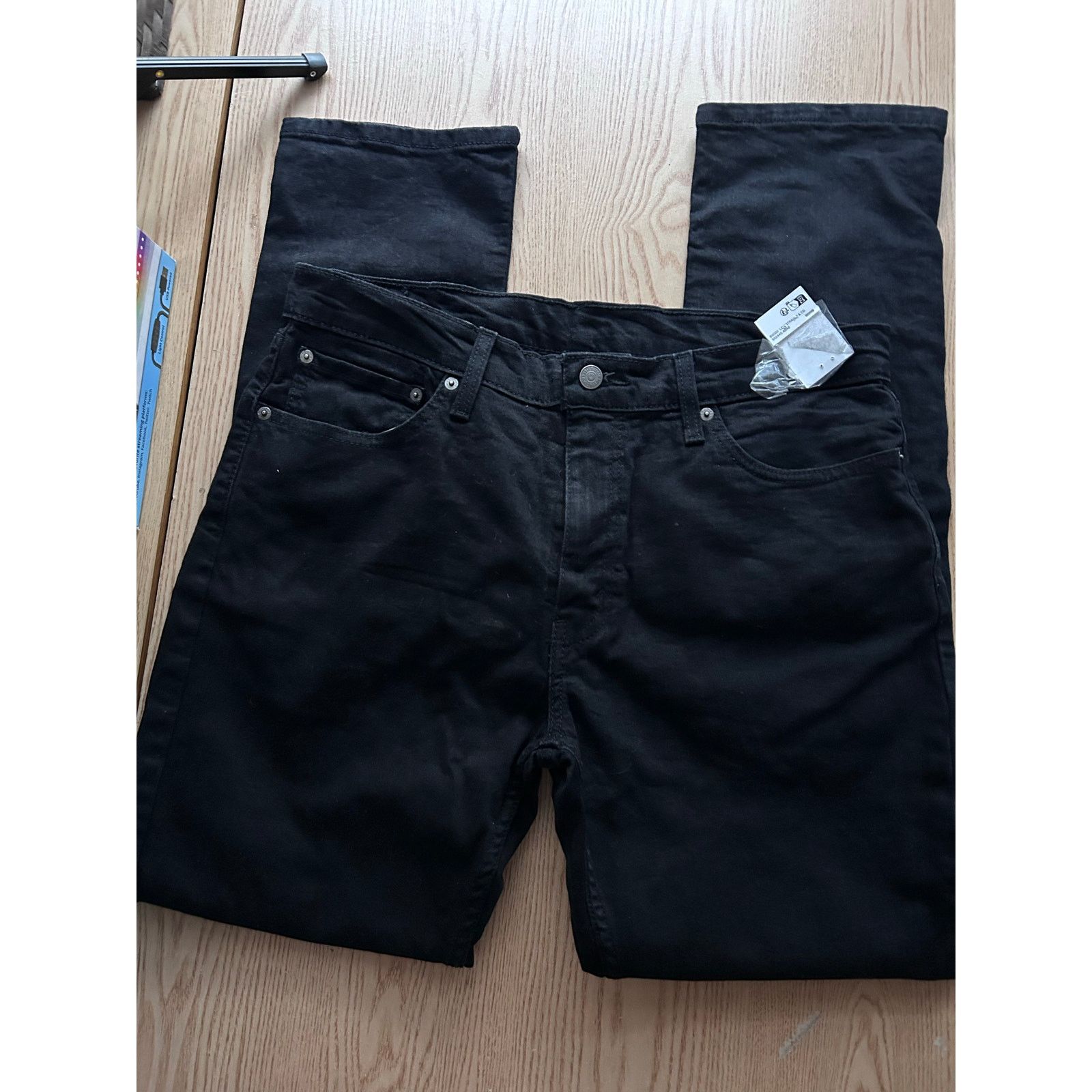 Levi's New Men Levi’s 511 Straight Leg Stretchy Jeans black 36”x32” Size US 36 / EU 52 - 1 Thumbnail