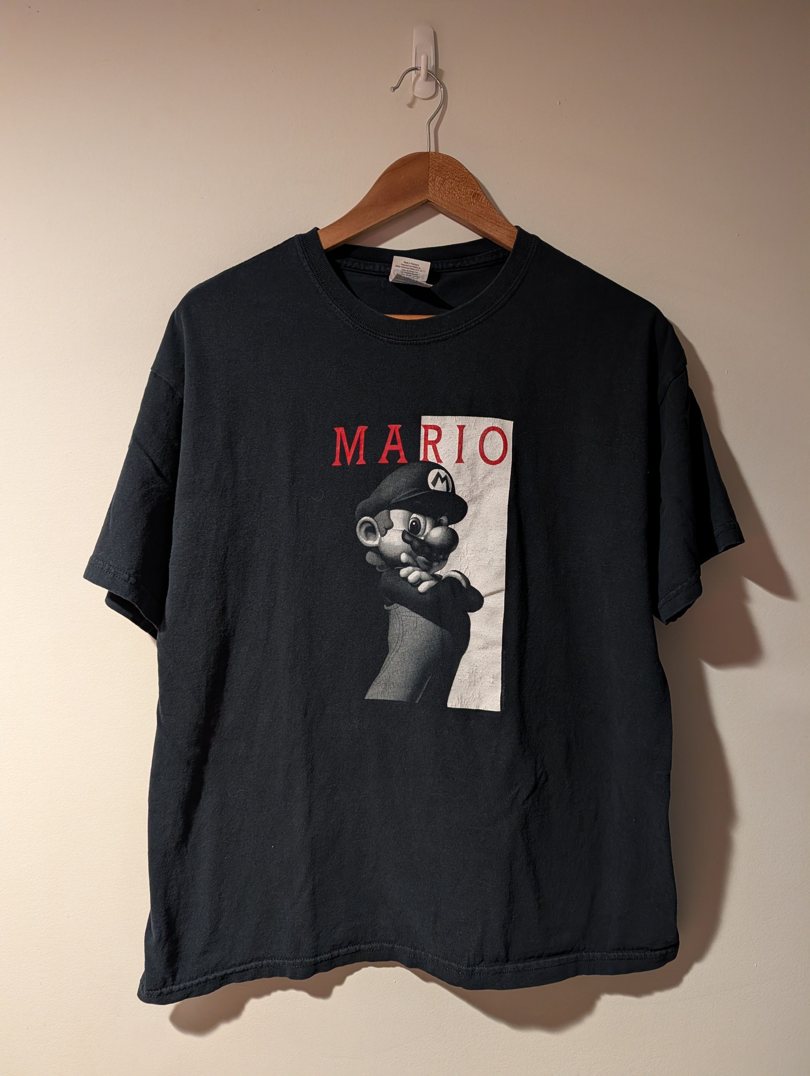 Nintendo Vintage 2007 Super Mario Scar Face Nintendo Game T-Shirt Size US L / EU 52-54 / 3 - 1 Thumbnail