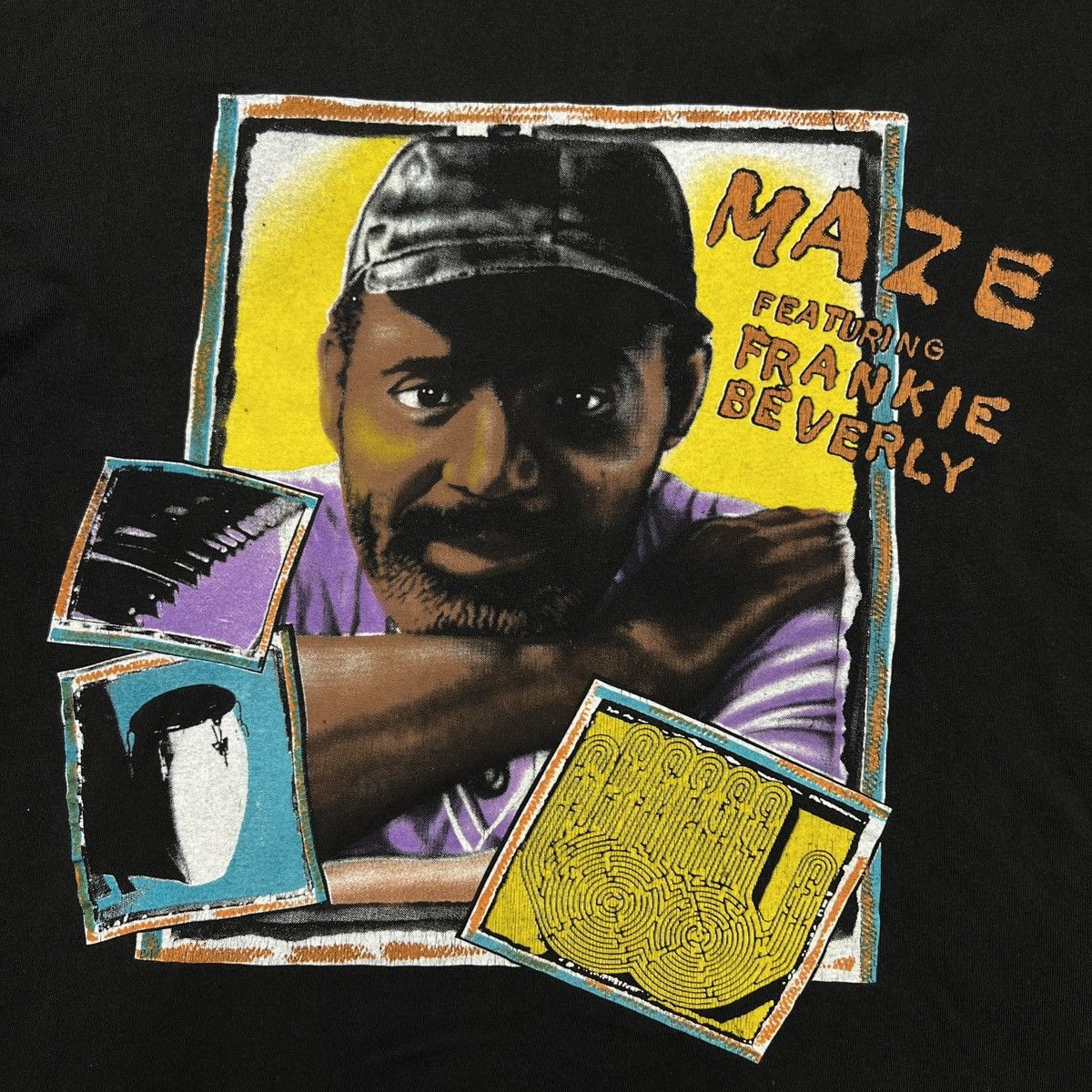 Rap Tees Vintage 90s Maze & Toni Braxton T Shirt Double Sided Rap Tee Size US XL / EU 56 / 4 - 3 Thumbnail