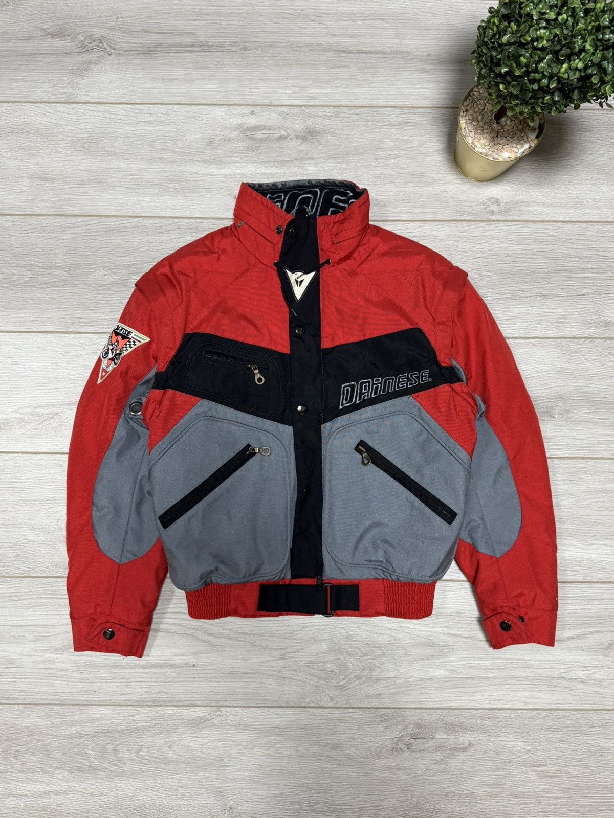 Dainese Dainese big logo jacket bomber daytona zip transformer Size US M / EU 48-50 / 2 - 1 Thumbnail
