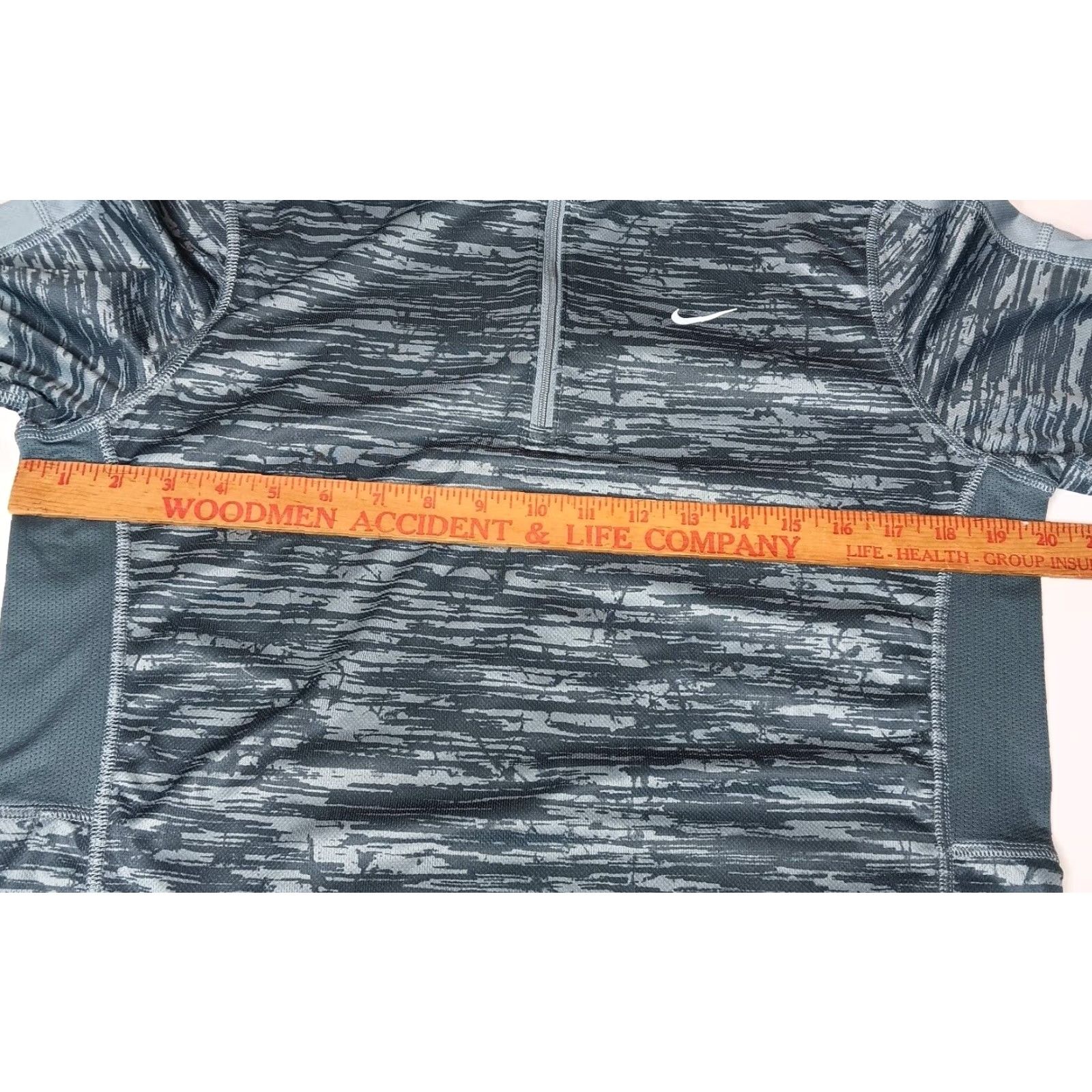 Nike Nike Dri-Fit Running Shirt 1/4 Zip Long Sleeve Gray M Men Athletic Performance Shirt Size US M / EU 48-50 / 2 - 4 Thumbnail