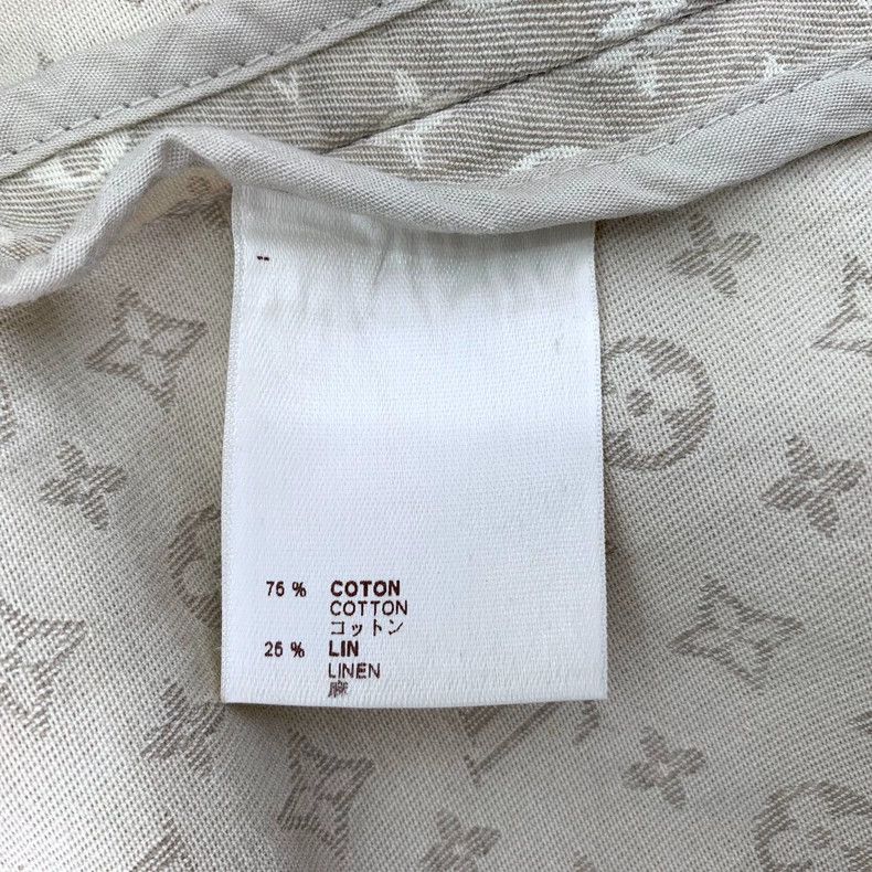 Louis Vuitton Louis Vuitton Brown logo presbyopic full print cotton lape Size XXS / US 00 / IT 34 - 7 Thumbnail