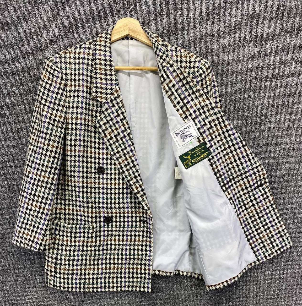 Burberry × Vintage Vintage Burberry Rare Wool Blazer Coat Jacket Size US M / EU 48-50 / 2 - 6 Thumbnail