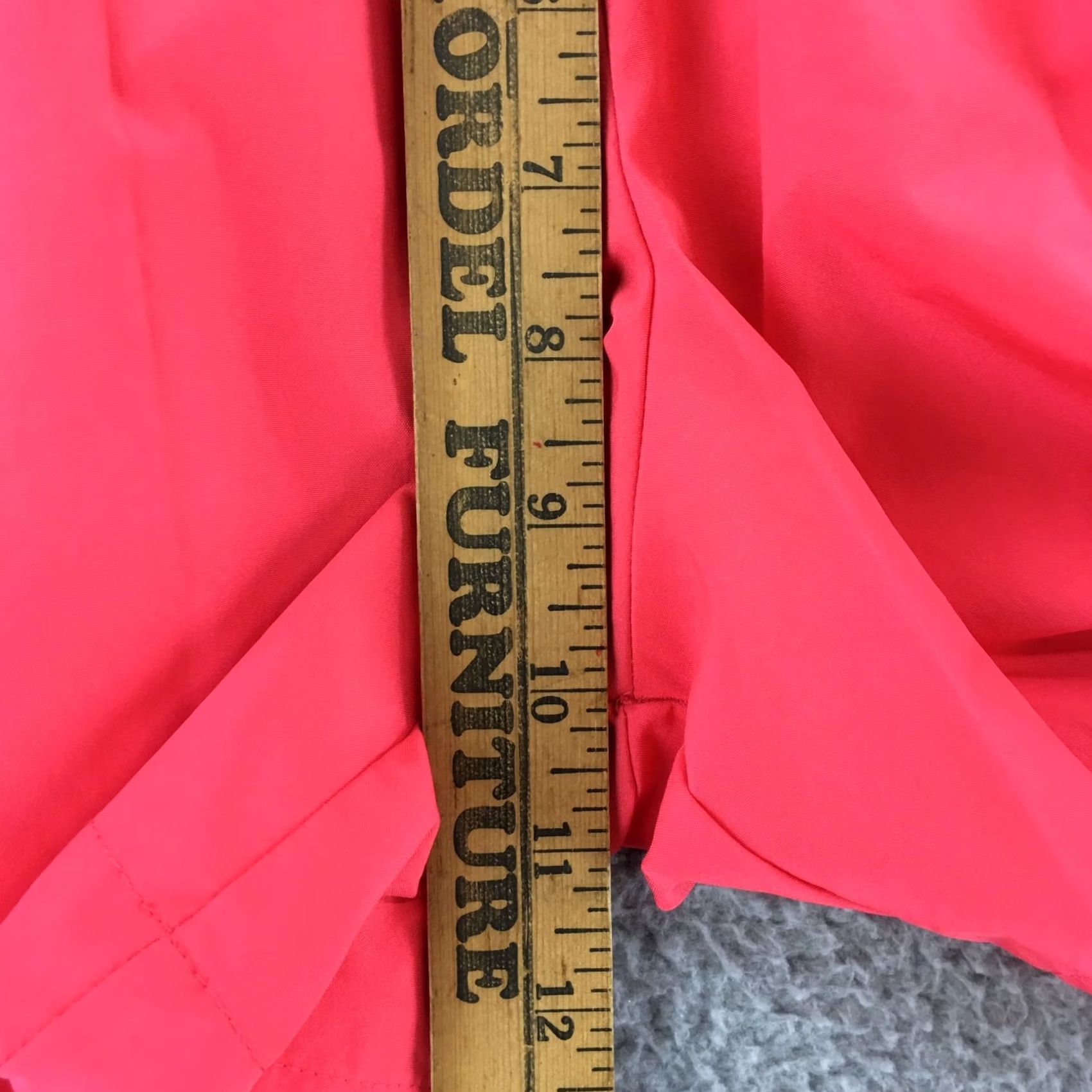 Nike Nike Athletic Shorts Womens Small Orange Polyester Elastic Waist Mid Rise Size 28" / US 6 / IT 42 - 5 Thumbnail