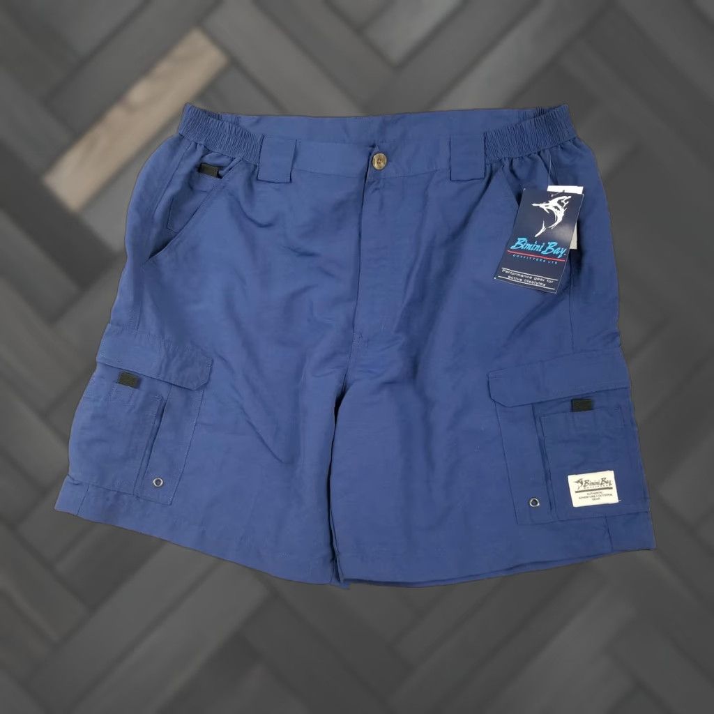 VINTAGE Bimini Bay Outfitters Cargo Shorts Mens 40 Outdoor Fishing