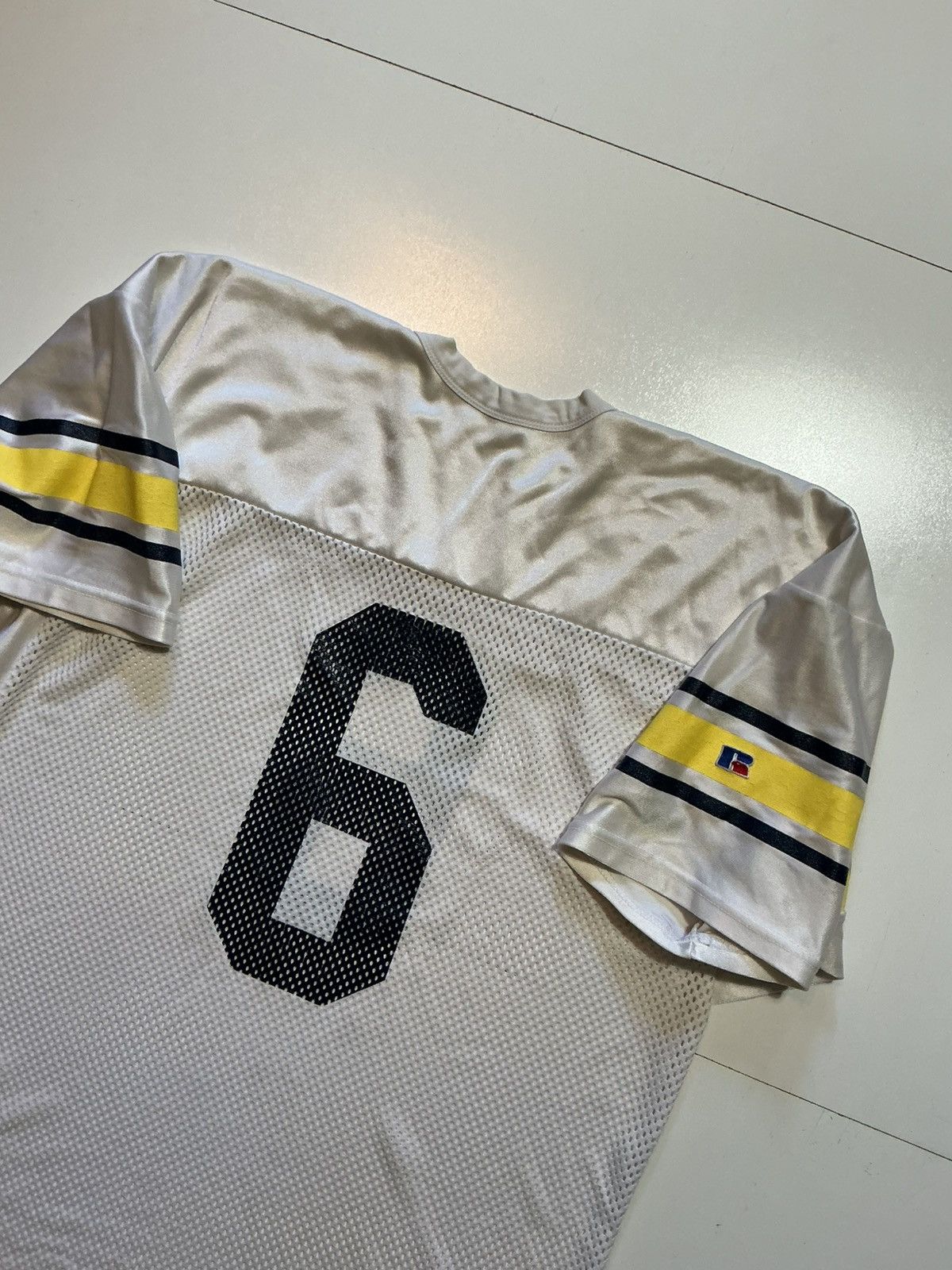 Russell Athletic Vintage 90s Russell Athletic Made In USA Football Jersey Size US XL / EU 56 / 4 - 4 Thumbnail