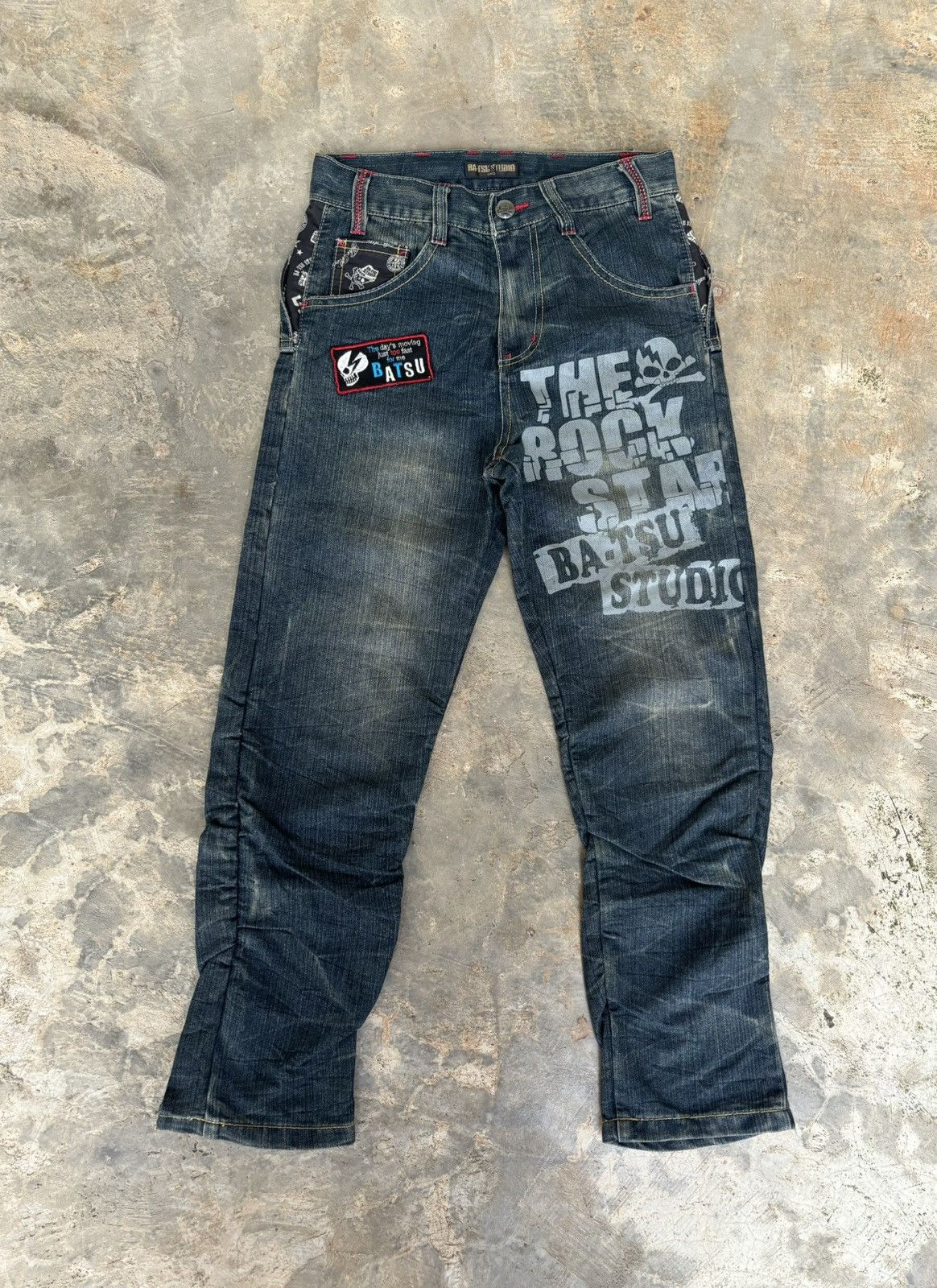 Hysteric Glamour Ba-tsu Studio Ifsixwasnine Punk Style Jeans Size US 29 - 1 Thumbnail