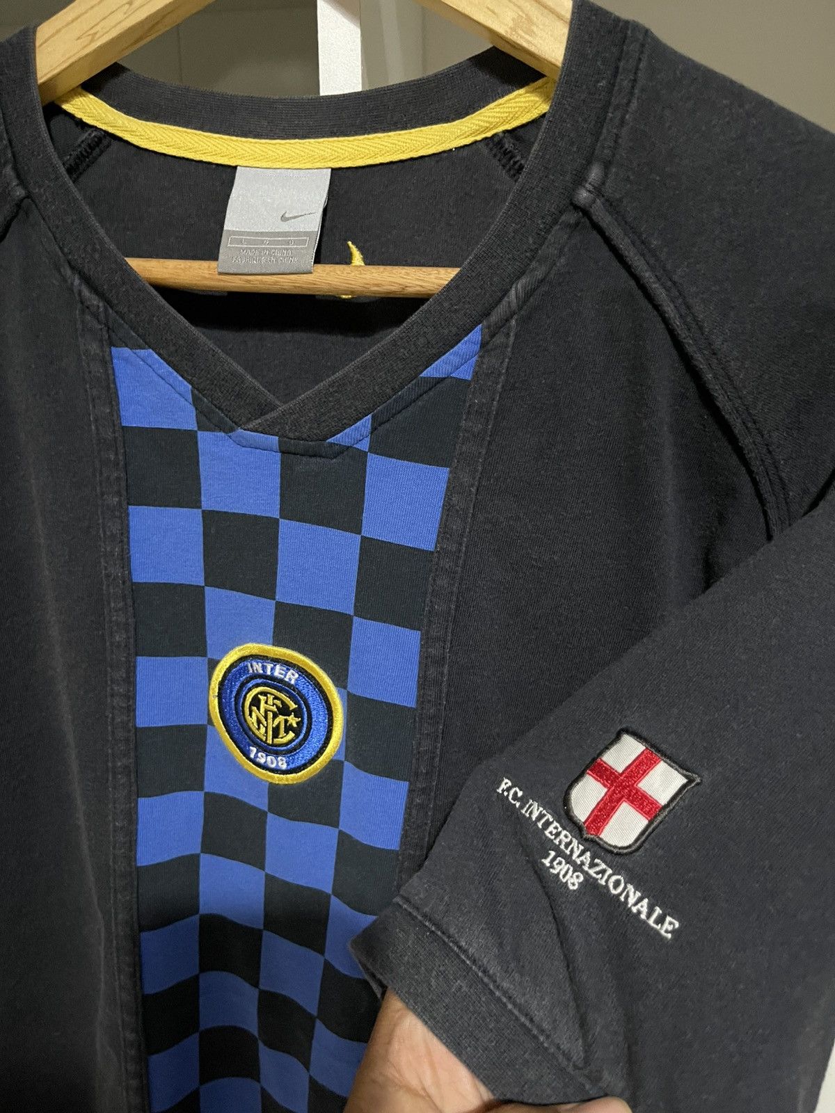 Nike Vintage 2006 Nike x Inter Milan Rare Design Size US L / EU 52-54 / 3 - 2 Thumbnail