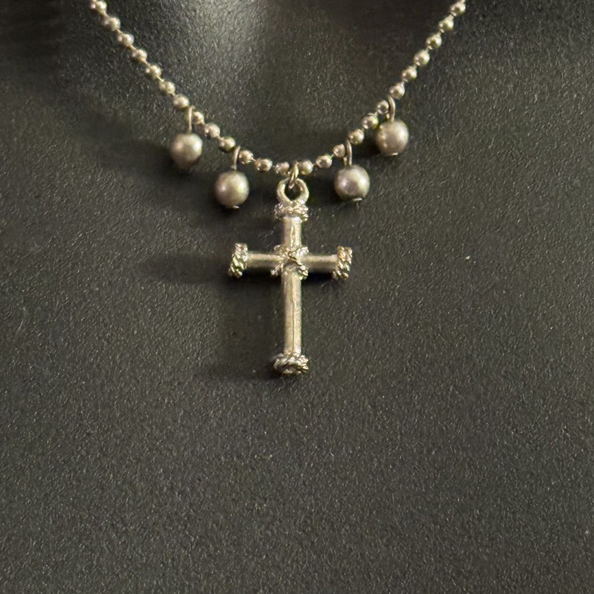 Other Robert Rose silver tone ball chain cross pendant necklace Size ONE SIZE - 6 Thumbnail
