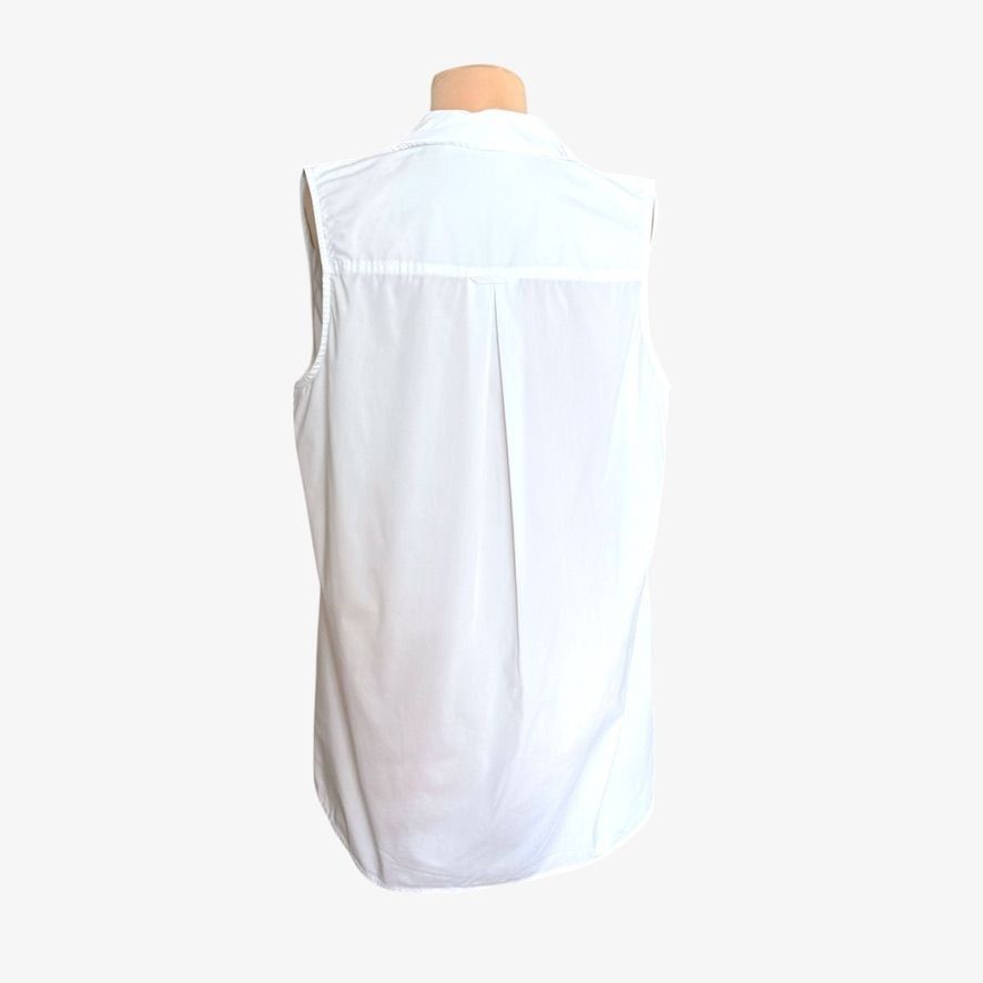Athleta Athleta Tunic Button Down Shirt Small Bright White Hayes Wom Size S / US 4 / IT 40 - 6 Thumbnail