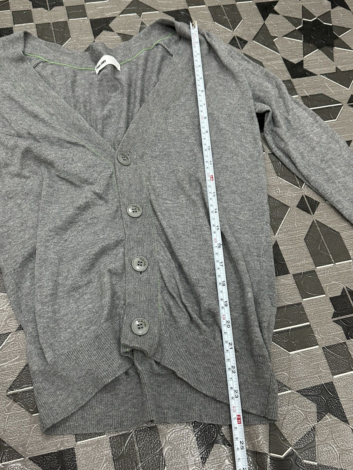 Issey Miyake Issey Miyake Ne-Net Grey Button Cardigan Knitted Size US S / EU 44-46 / 1 - 10 Thumbnail