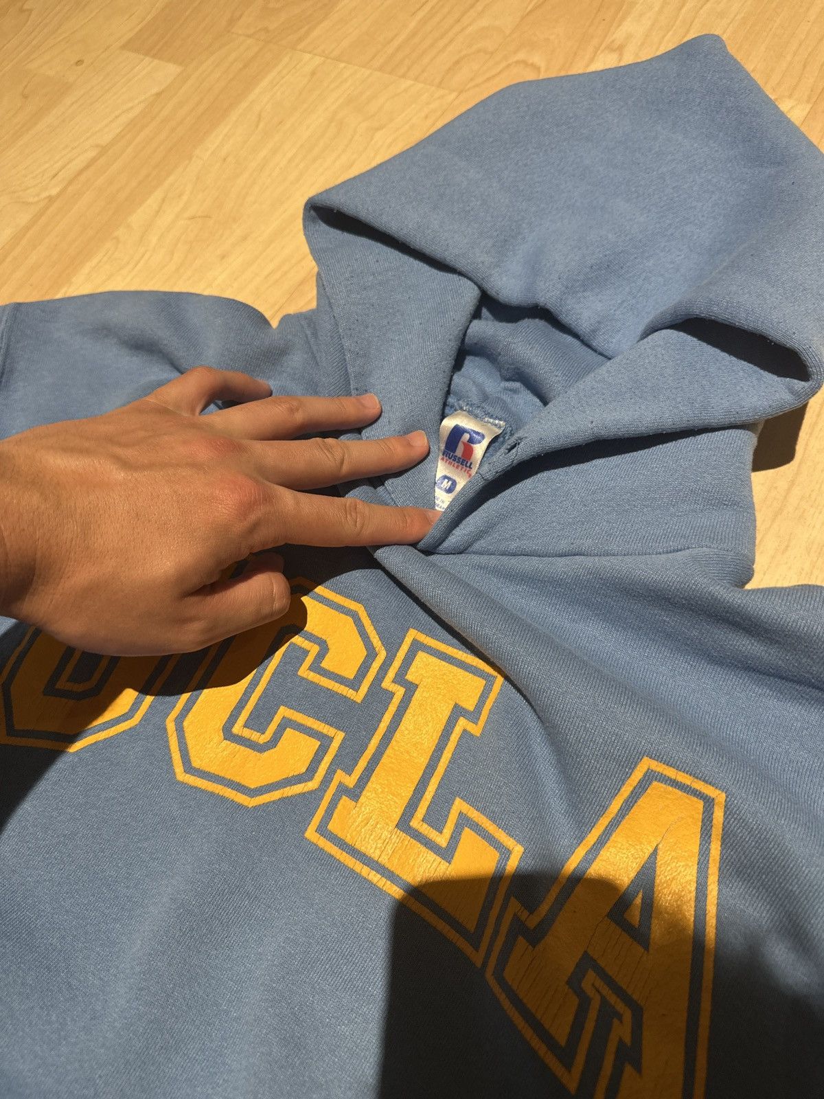 Russell Athletic Vintage 90s UCLA Logo Russell Athletics Hoodie Size US M / EU 48-50 / 2 - 3 Thumbnail