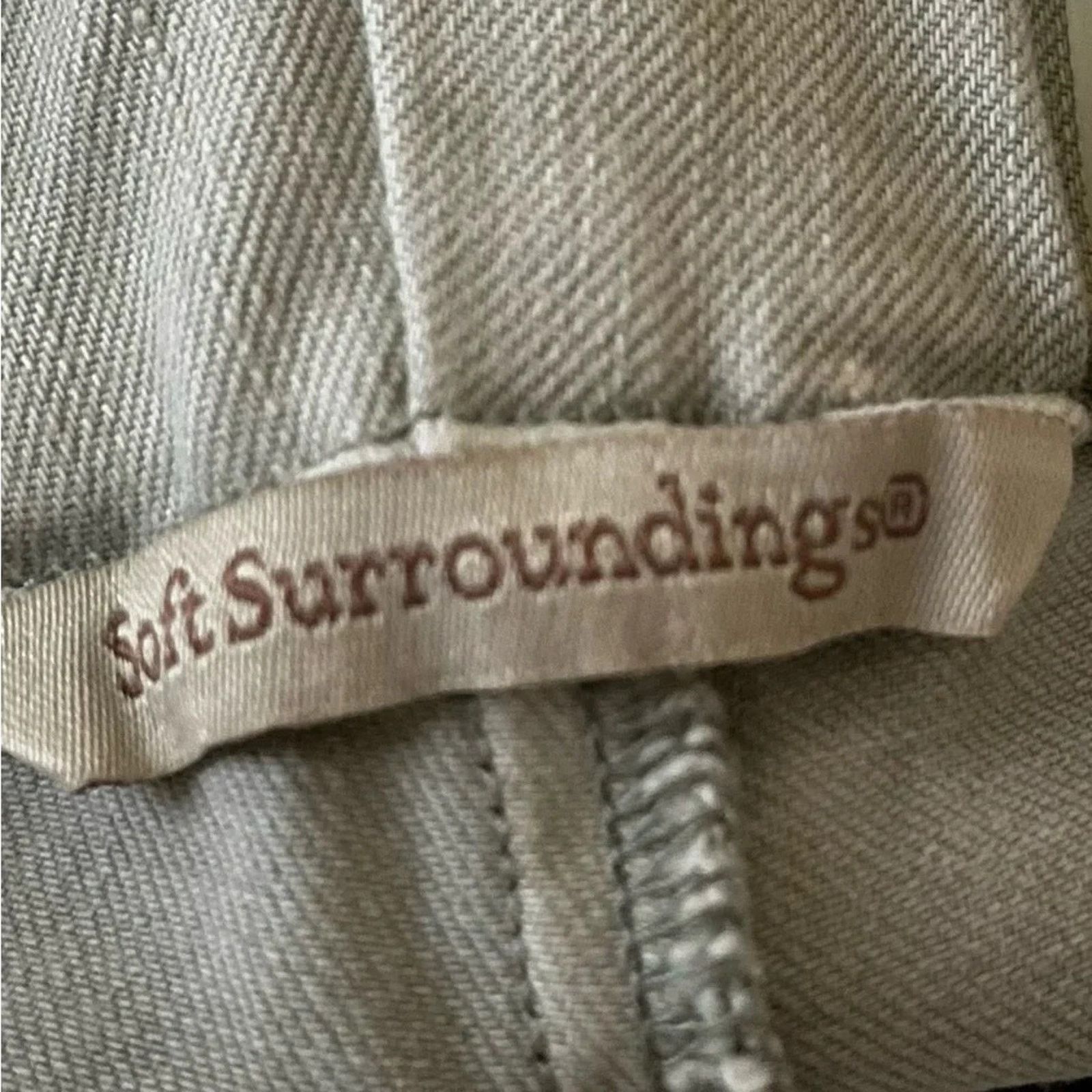 The Unbranded Brand Soft Surroundings pull on jeans, size PL Size 36" / US 14 / IT 50 - 4 Thumbnail