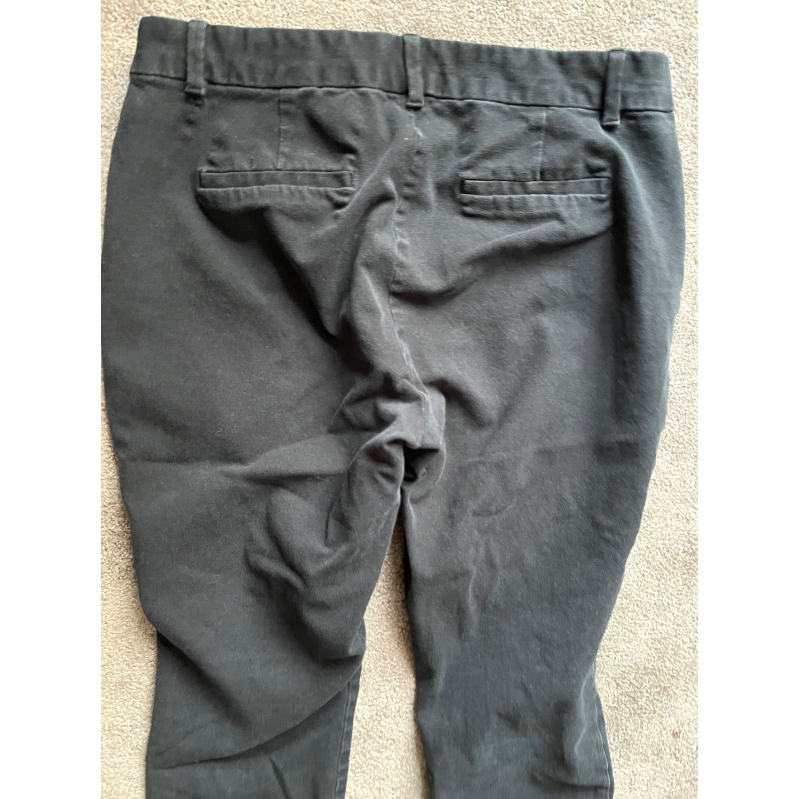 Gap Gap Women Pants Signature Skinny Ankle Black Stretch Size 10 Regular Denim Slim Leg Adult Womens Size 32" / US 10 / IT 46 - 4 Thumbnail
