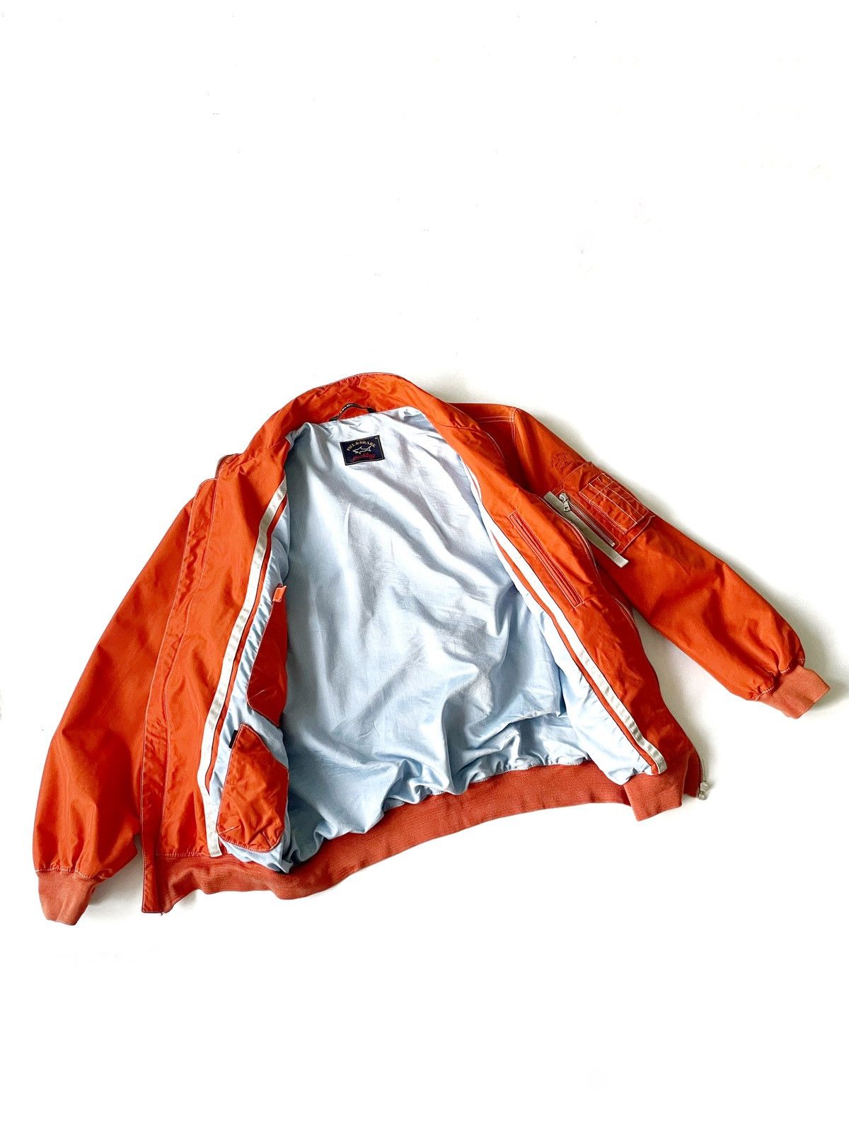 Paul & Shark Paul & Shark Orange Nylon Men Bomber Jacket Size M Size US M / EU 48-50 / 2 - 7 Thumbnail