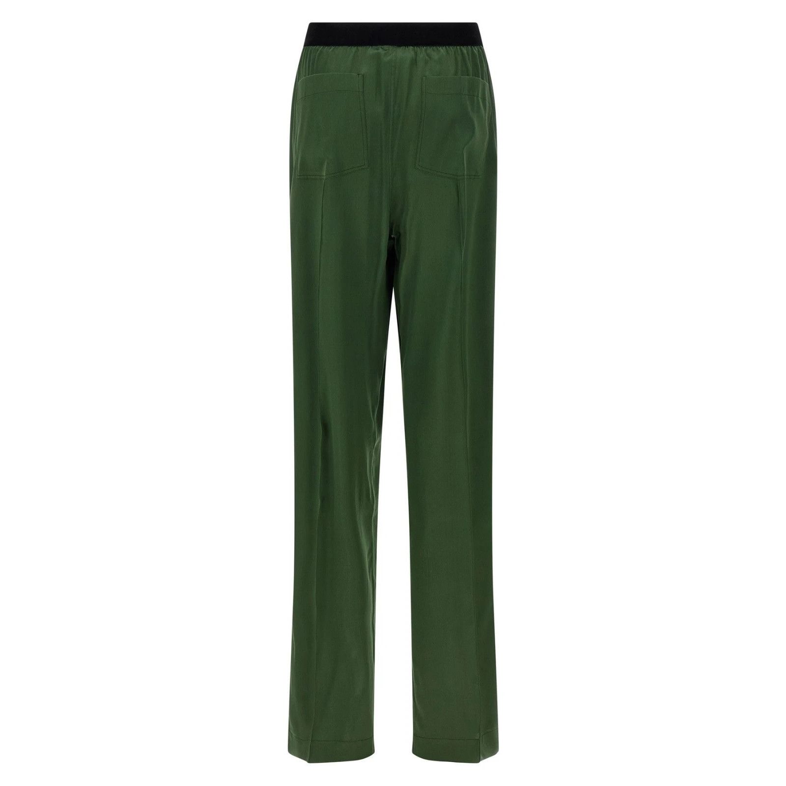 Tom Ford TOM FORD Green Silk/Elastane Pants New & Authentic (Women's Size 24" / US 00 / IT 34 - 2 Thumbnail