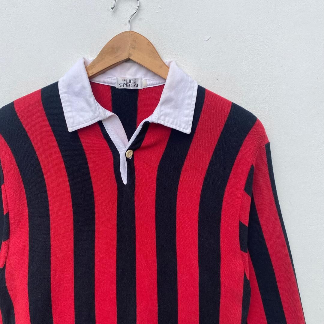 Other VTG FLIP SPECIAL SLIM FIT POLO SHIRT SMALL MEDIUM RED BLACK Size US S / EU 44-46 / 1 - 3 Thumbnail