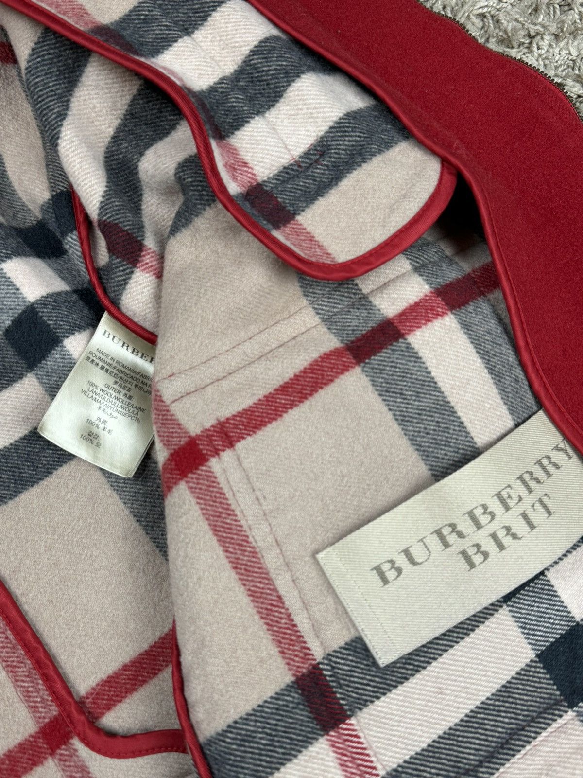 Burberry Duffle coat Burberry Brit original luxury streetwear item Size XS / US 0-2 / IT 36-38 - 3 Thumbnail