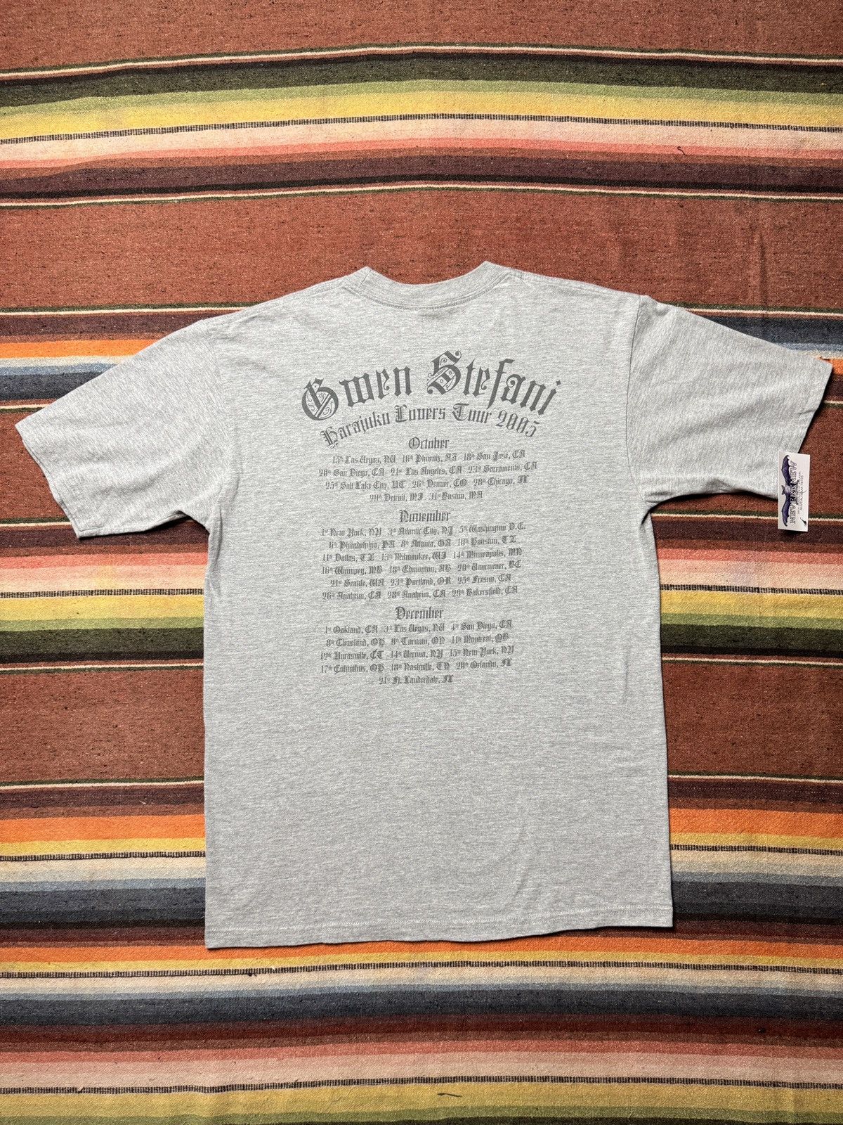 Band Tees × Vintage Vintage 2005 Gwen Stefani Harajuku Lovers Tour Tee Shirt Size US L / EU 52-54 / 3 - 6 Thumbnail