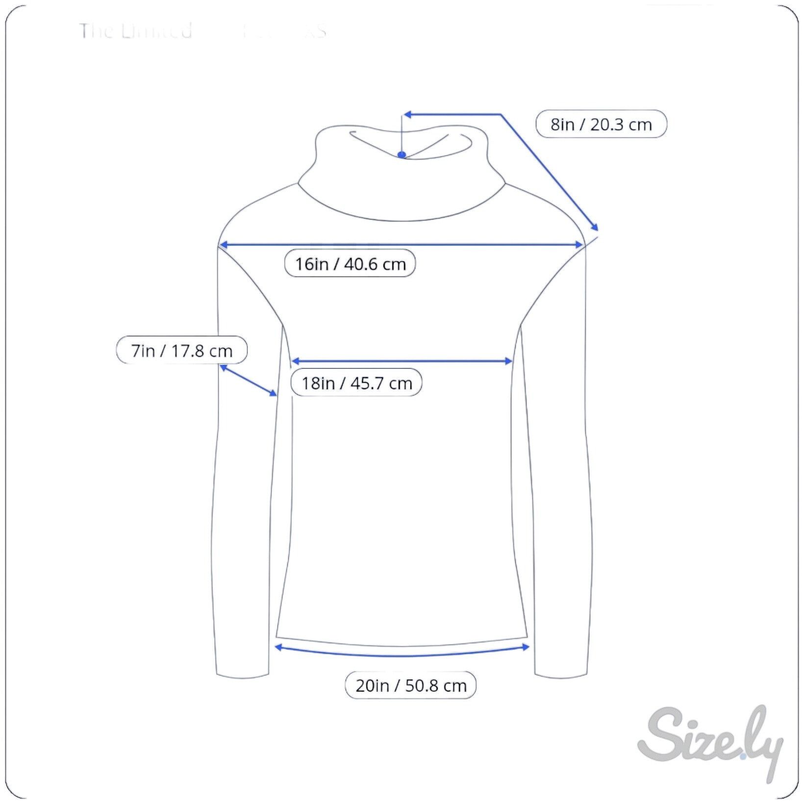Other THE LIMITED Petite XS Rib Hacci Knit Turtleneck NWT $69 Size XS / US 0-2 / IT 36-38 - 2 Thumbnail