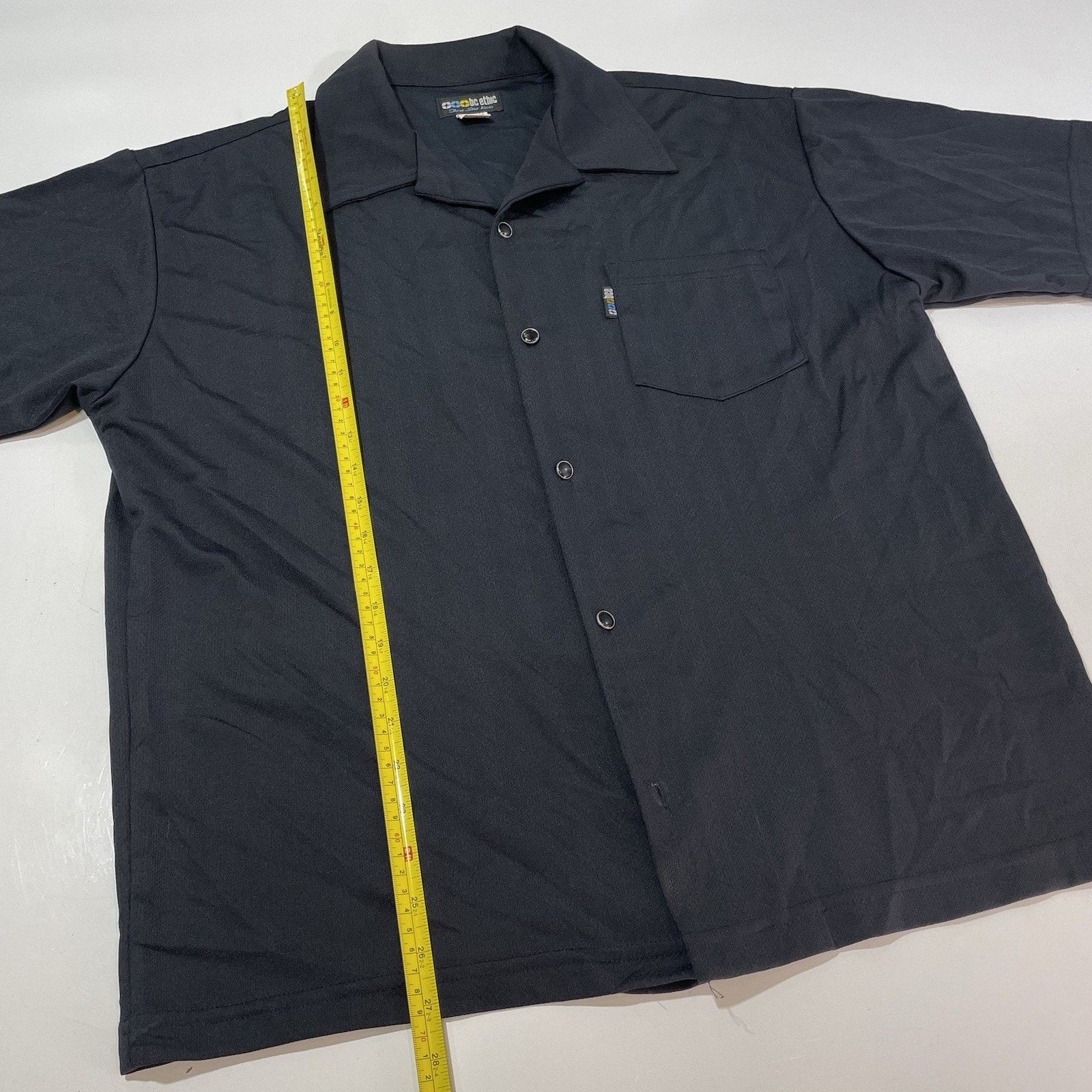Bc Ethic BC Ethic Men’s Lounge Club Shirt Lg Textured Casual Black Size US L / EU 52-54 / 3 - 4 Thumbnail