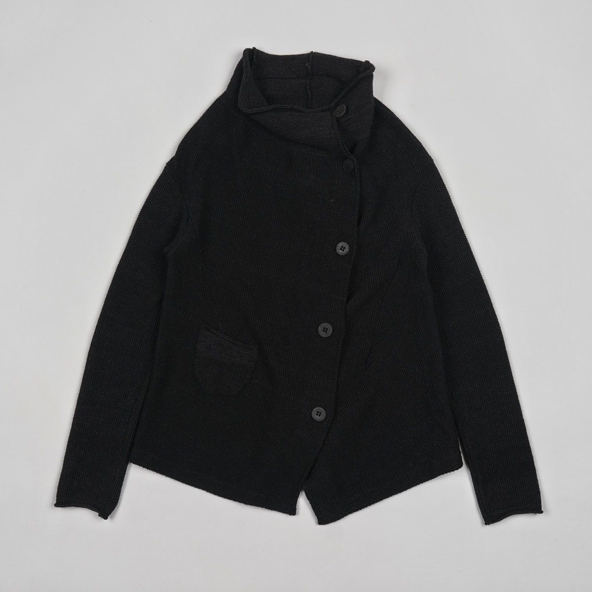 Transit Transit Par such Linen Oversize Asymmetric Cardigan Sweater Size L / US 10 / IT 46 - 2 Thumbnail