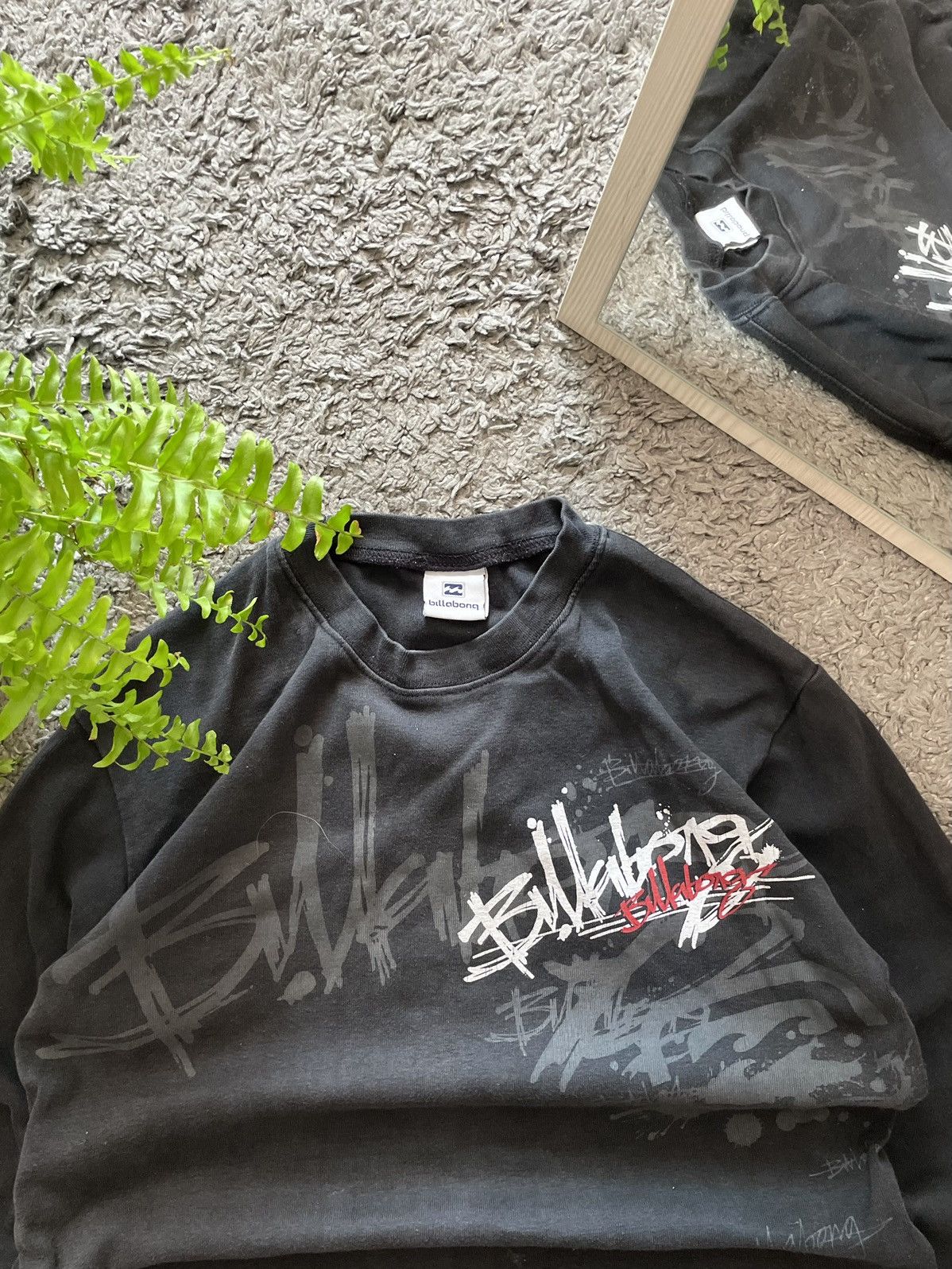 Billabong × Vintage Billabong Sweatshirt Streetwear Vintage Sk8 Archive 00s Rare Size US S / EU 44-46 / 1 - 8 Thumbnail