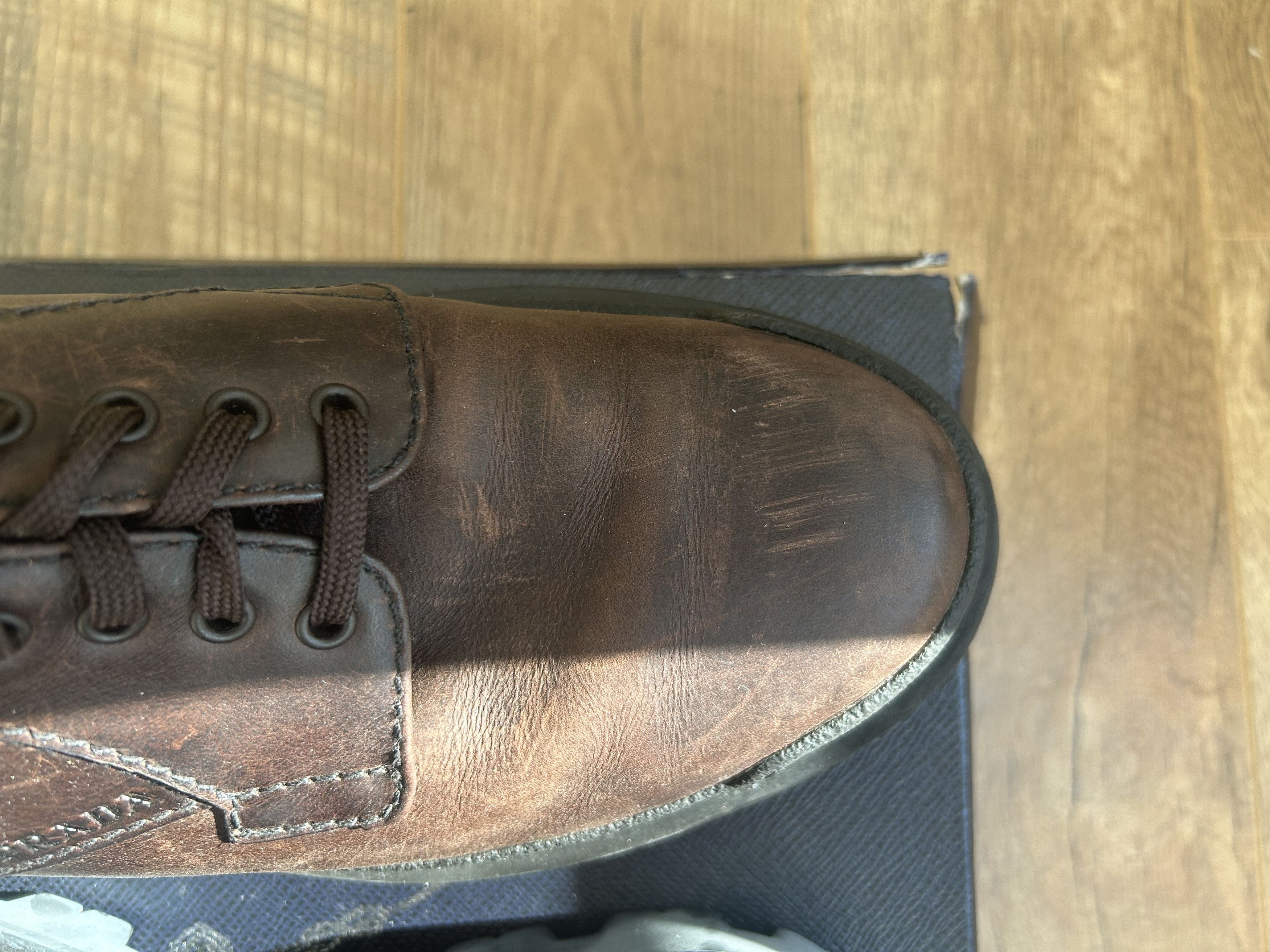 Prada Prada Pull Up Derby Size US 11 / EU 44 - 3 Thumbnail