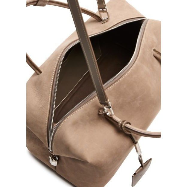 Max Mara MAX MARA Holdall Beige Suede Top Handle Bag New/Authentic Size ONE SIZE - 4 Thumbnail