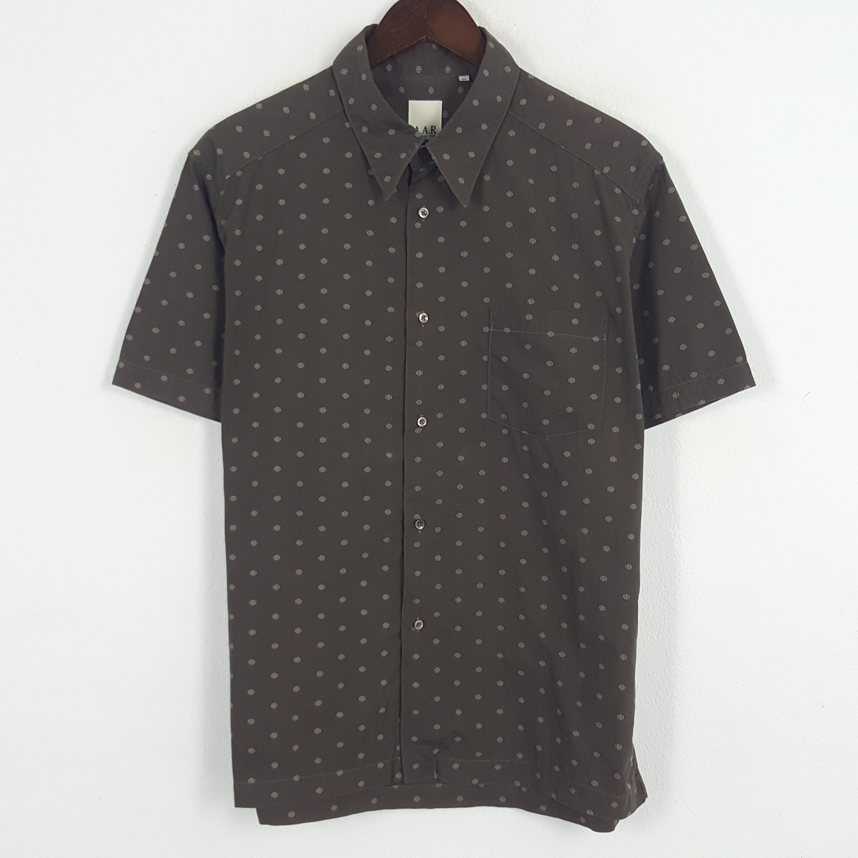 Japanese Brand × Vintage × Yohji Yamamoto Vintage Yohji Yamamoto Custom Art Logo Button Up Shirt Size US L / EU 52-54 / 3 - 3 Thumbnail