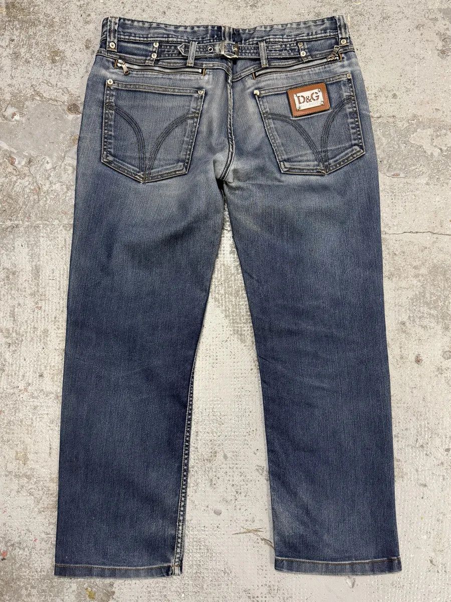Dolce & Gabbana 2000s Dolce & Gabbana Blue Faded Denim Jeans Size US 32 / EU 48 - 1 Thumbnail