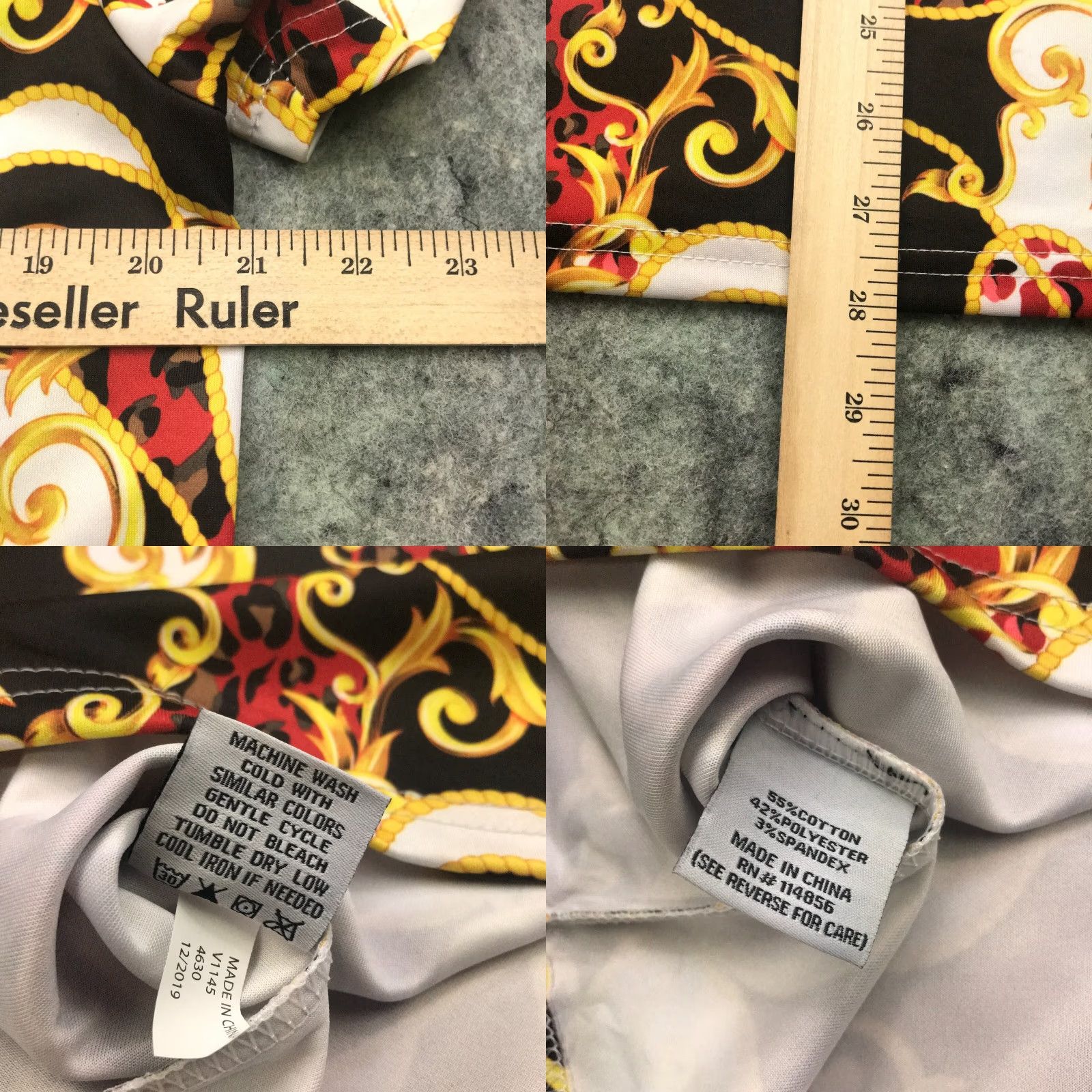 Vintage G-Net Shirt Mens Small Gold & Red All Over Print Pattern SCUC-120MS Shirt Men Small Gold Red All Over Print Graphic Print Vintage: No Size US S / EU 44-46 / 1 - 8 Thumbnail