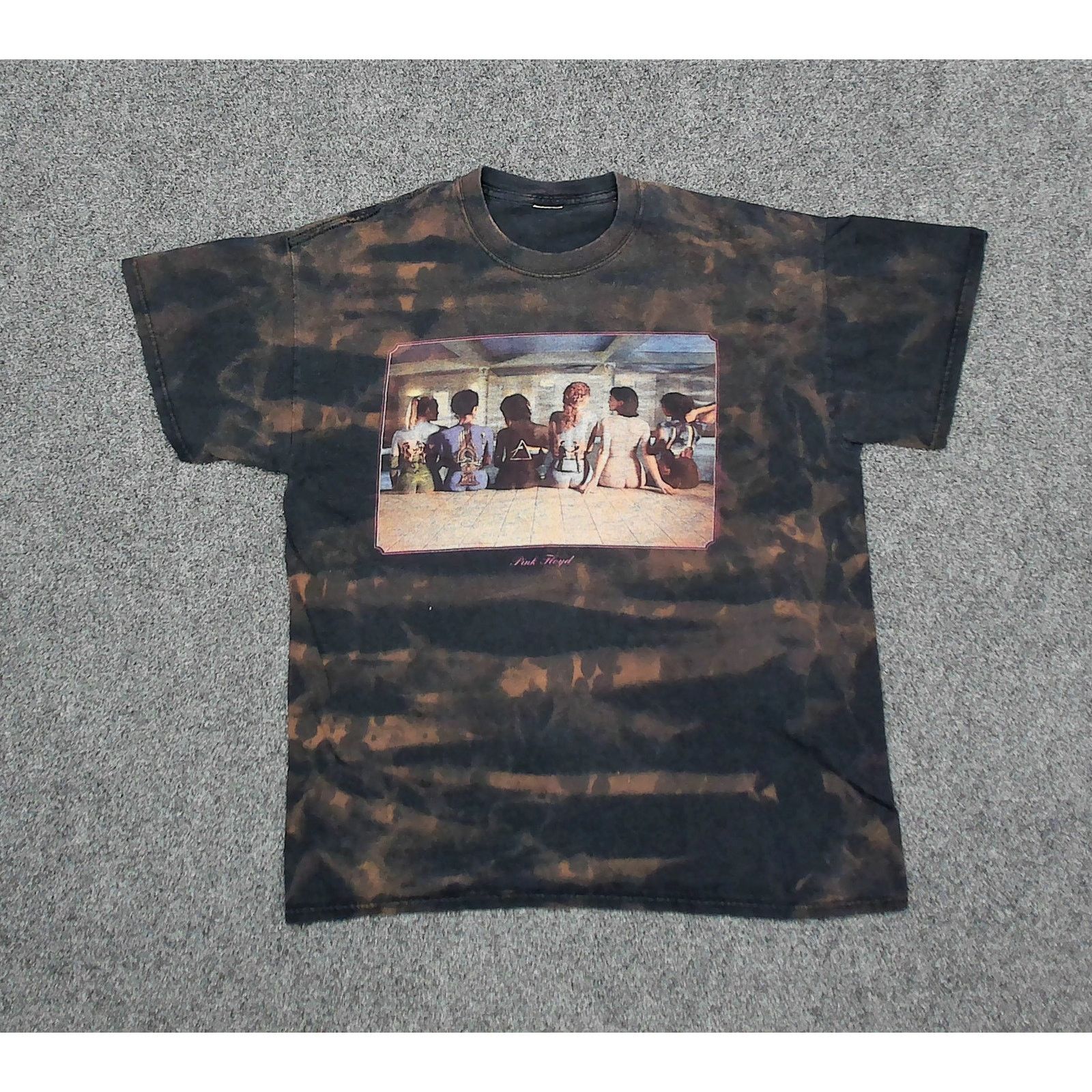 Pink Floyd Pink Floyd Back Art Tee 2004 Custom Bleach Tie Dye Large Size US L / EU 52-54 / 3 - 4 Thumbnail