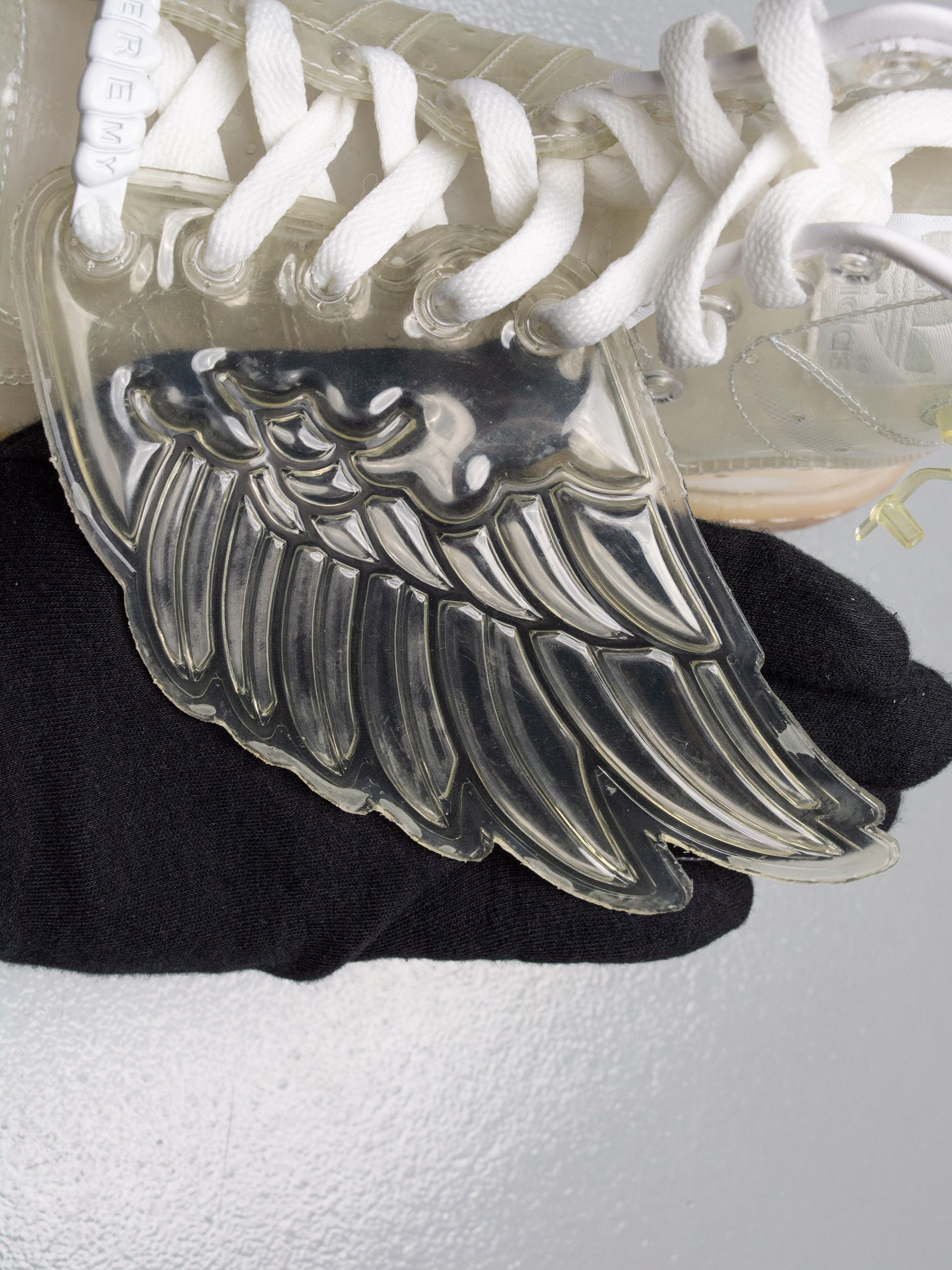 Adidas × Jeremy Scott adidas Originals by Jeremy Scott S/S 2011 JS Wings "Clear" Size US 6.5 / EU 39-40 - 11 Thumbnail