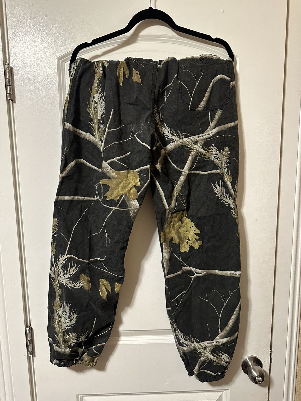 Supreme Realtree Camo Flannel Pant Black Men's - FW17 - US