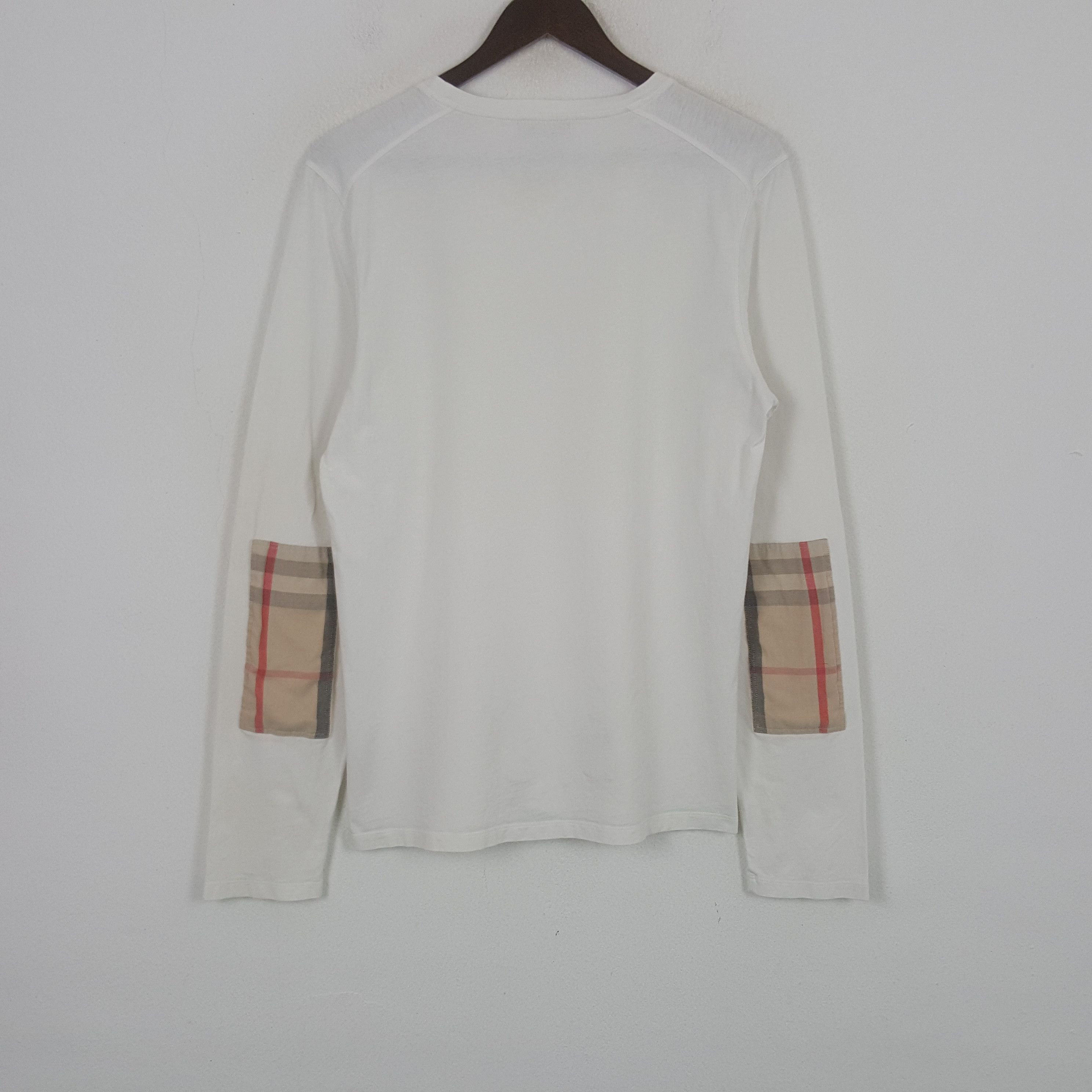 Burberry Burberry London Custom Spell Out Nova Check Patch Tshirt Size US M / EU 48-50 / 2 - 3 Thumbnail