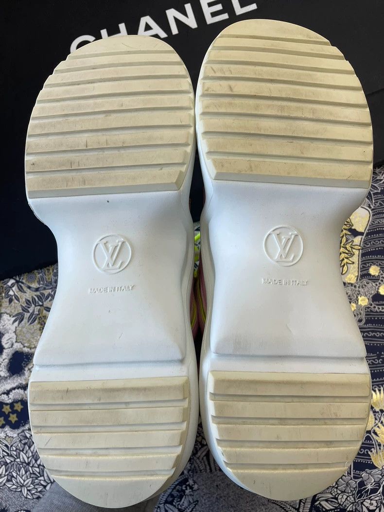 Louis Vuitton Louis Vuitton Archlight pink presbyopic sports dad shoes Size US 7 / IT 37 - 6 Thumbnail