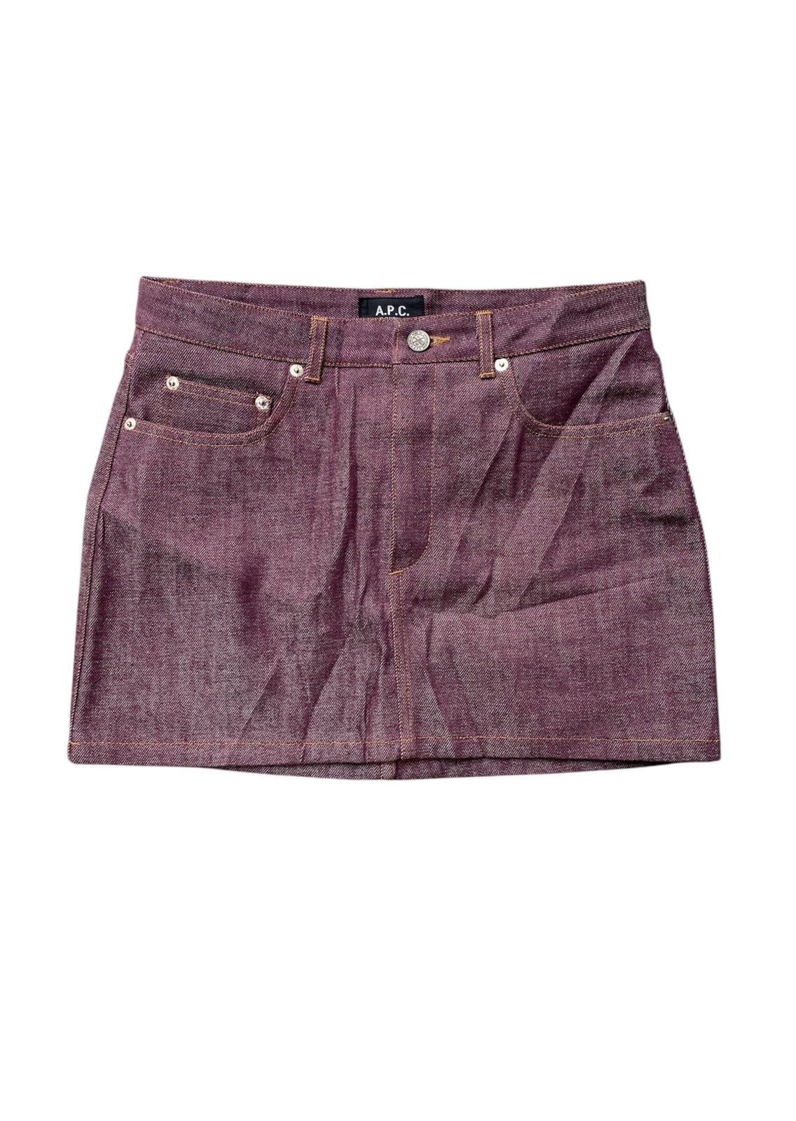 A.P.C. AW2001 APC raw denim skirt Size 29" - 1 Thumbnail