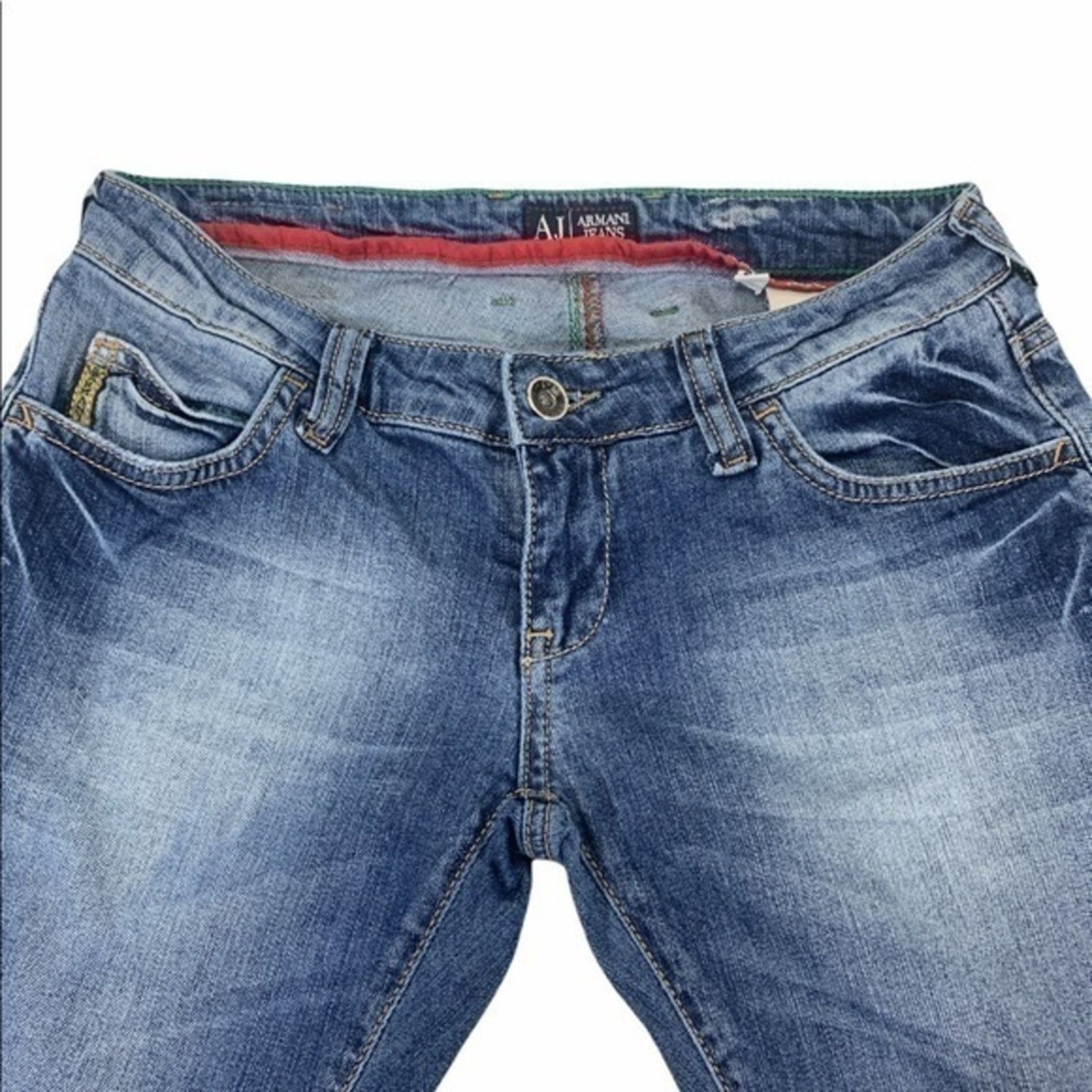 Armani Armani Jeans Blue Classic Jeans | Size 27 Size 27" / US 4 / IT 40 - 3 Thumbnail