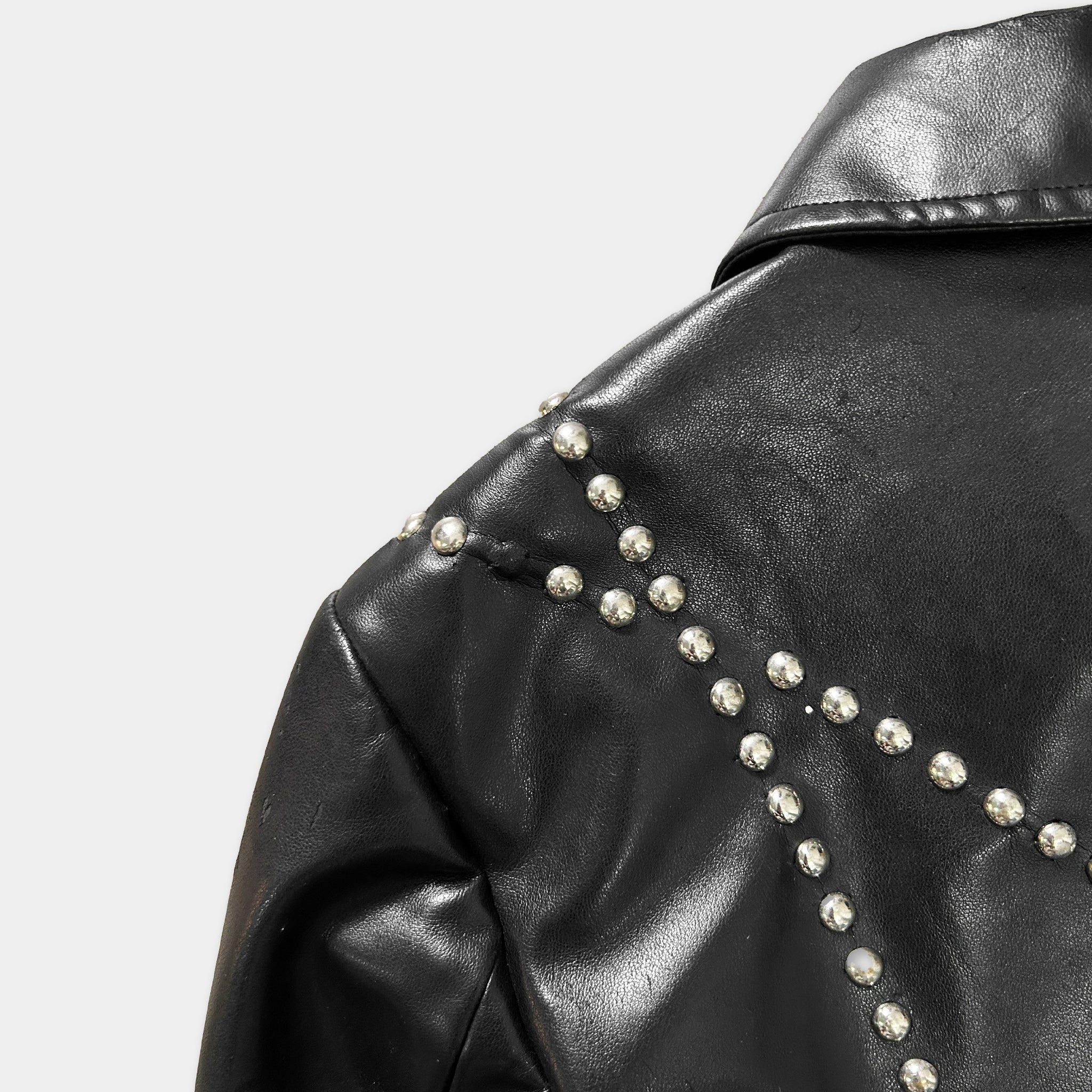 Versace Versace Jeans Couture Studded Faux Leather Jacket Size US S / EU 44-46 / 1 - 6 Thumbnail
