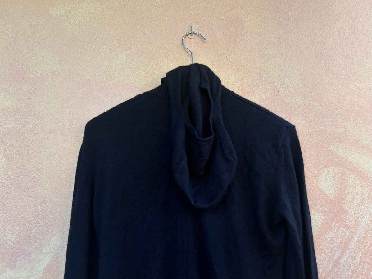 Rick Owens black cashmere knit hoodie VG+black M runway margiela saberi Size US M / EU 48-50 / 2 - 5 Thumbnail