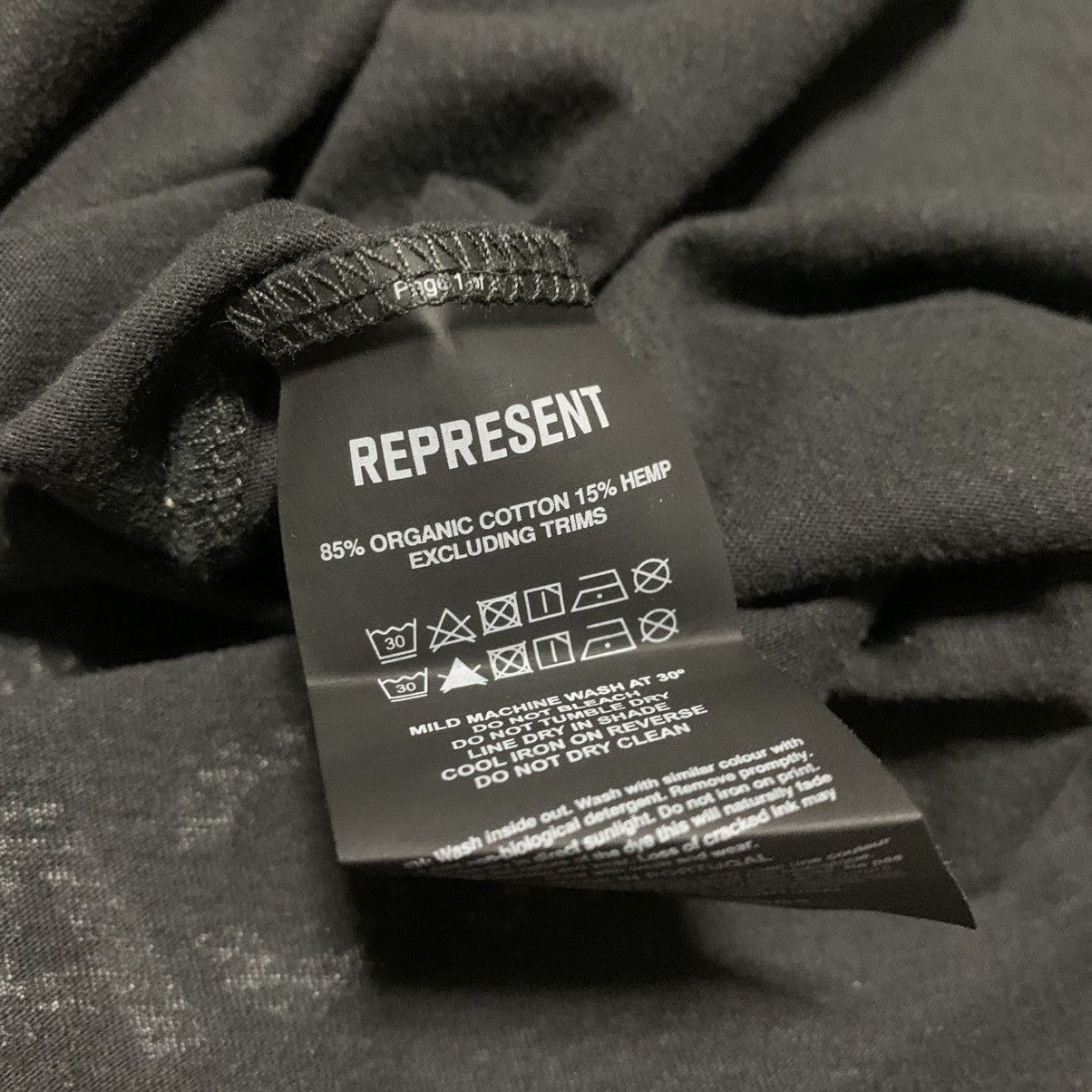 Represent Clo. Represent Metallica Small 40th Anniversary Stained Black Tee Size US S / EU 44-46 / 1 - 9 Thumbnail