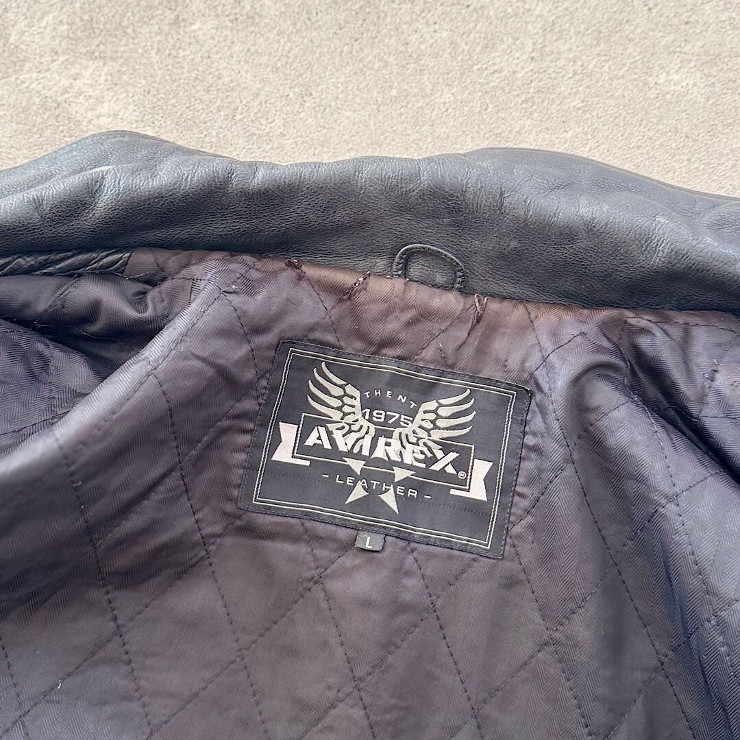 Avirex Vintage Avirex Leather Jacket - Size L Size US L / EU 52-54 / 3 - 7 Thumbnail