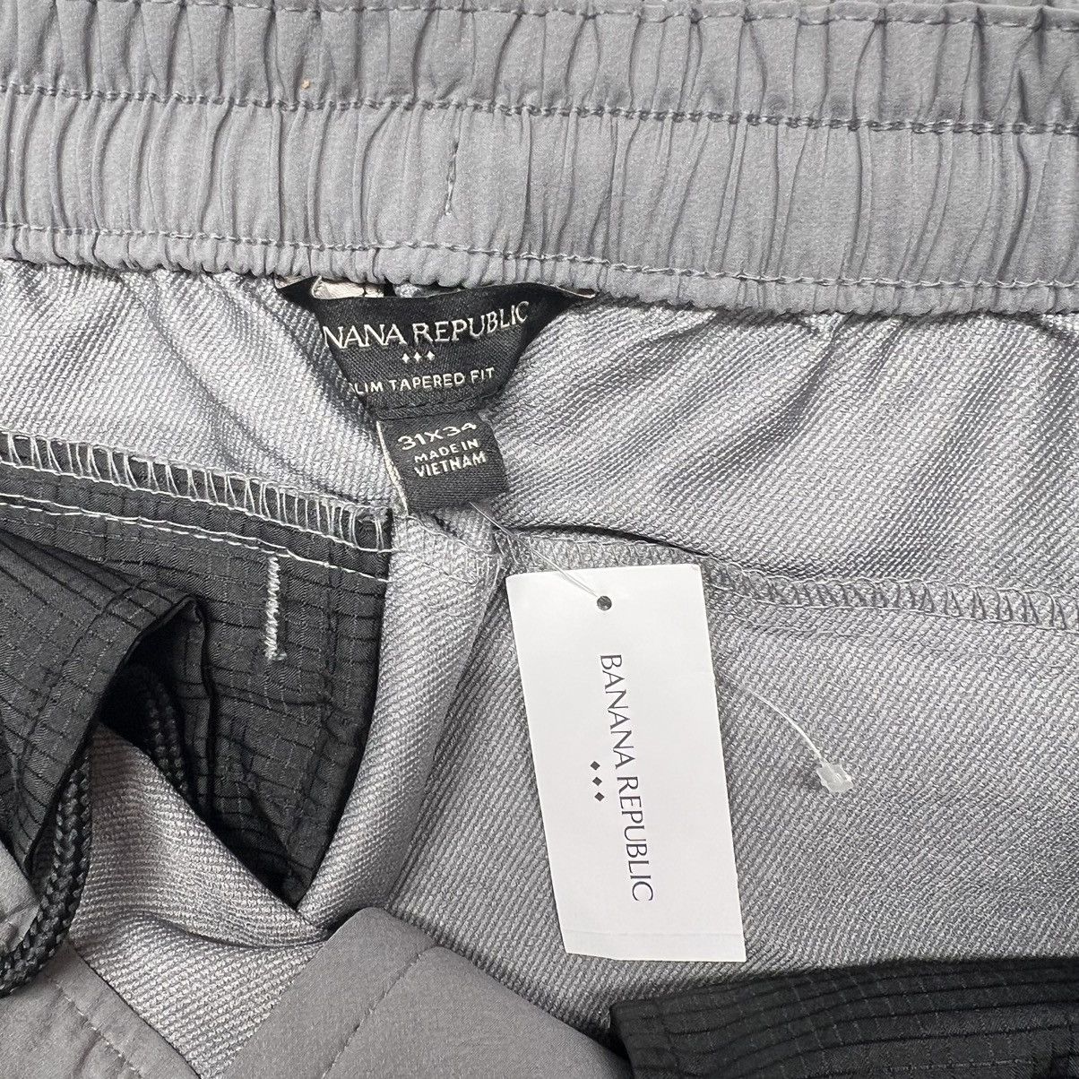 Banana Republic Banana Republic Pants Grey Slim Tapered Fit Active Stretch Size US 31 - 8 Thumbnail