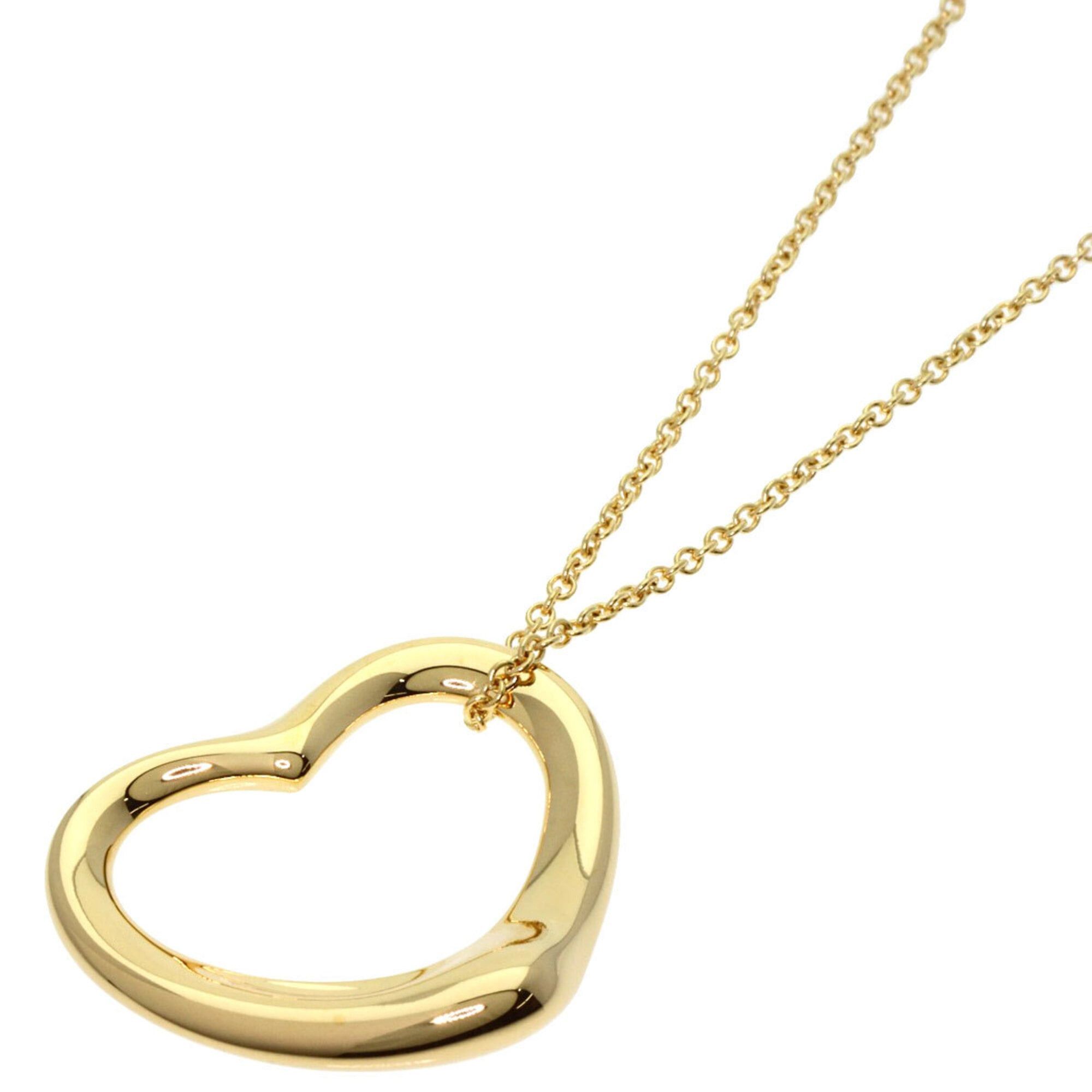 Tiffany & Co. Tiffany & Co. Open Heart Necklace, 18K Yellow Gold, Women's. Size ONE SIZE - 1 Thumbnail