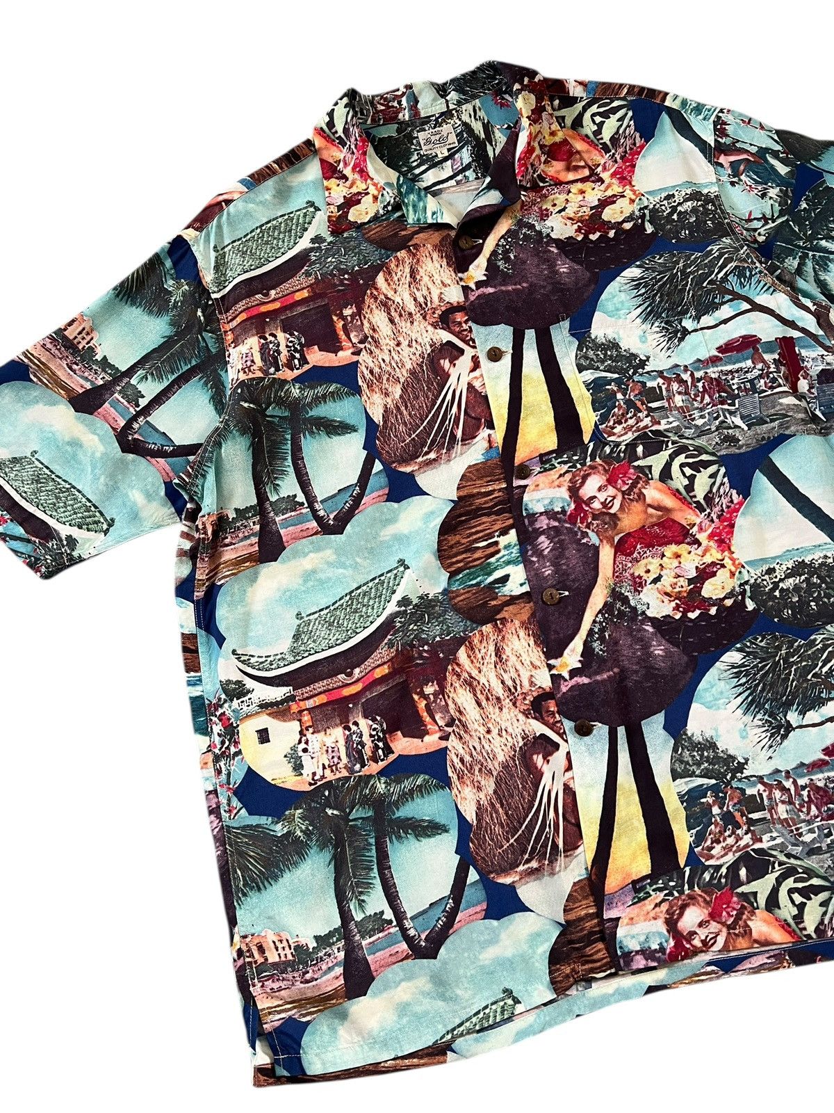 Sun Surf Toyo Enterprise ‘Gold” Rayon Graphic Hawaiian Shirt Sun Surf Size US L / EU 52-54 / 3 - 7 Thumbnail