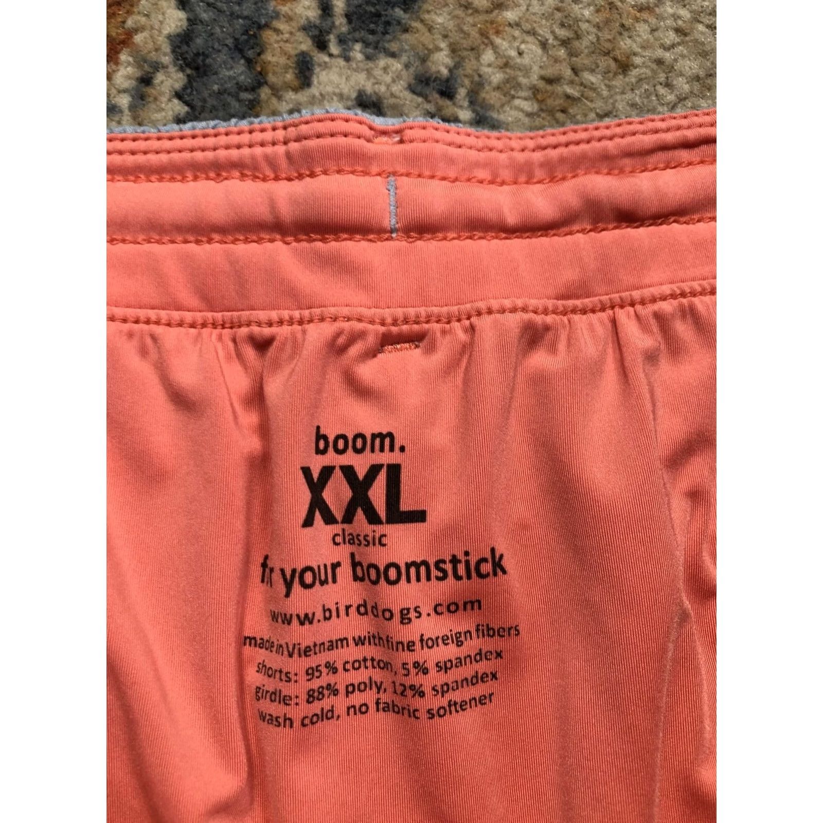 Vintage Birddogs Mens Shorts 2XL Blue Athletic Inseam 7 Elastic Waist Lined Pockets Stretch Lightweight Casual Summer Size US 39 - 6 Thumbnail