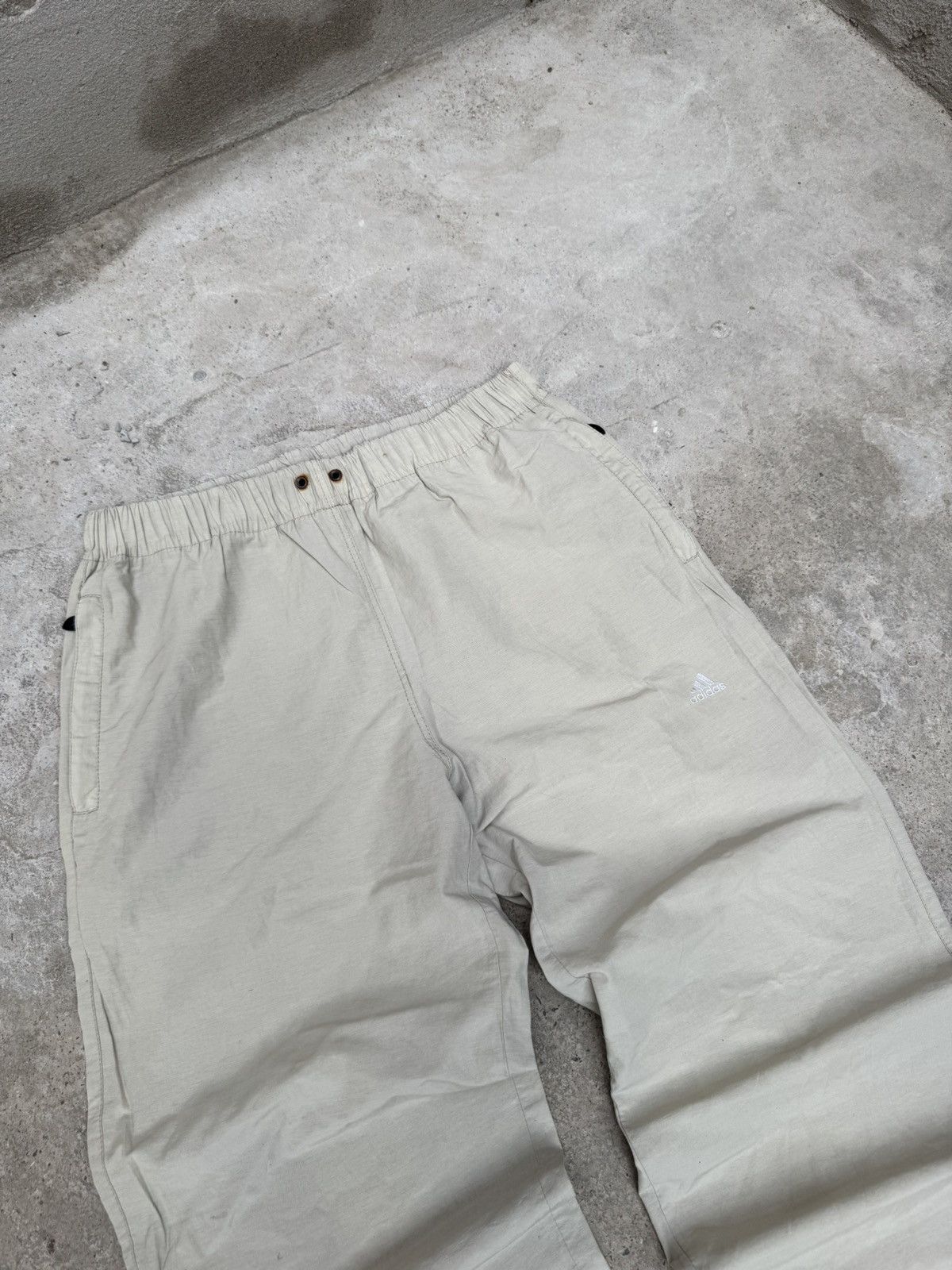 Adidas VINTAGE RARE ADIDAS BAGGY DRILL PANTS Size US 34 / EU 50 - 5 Thumbnail