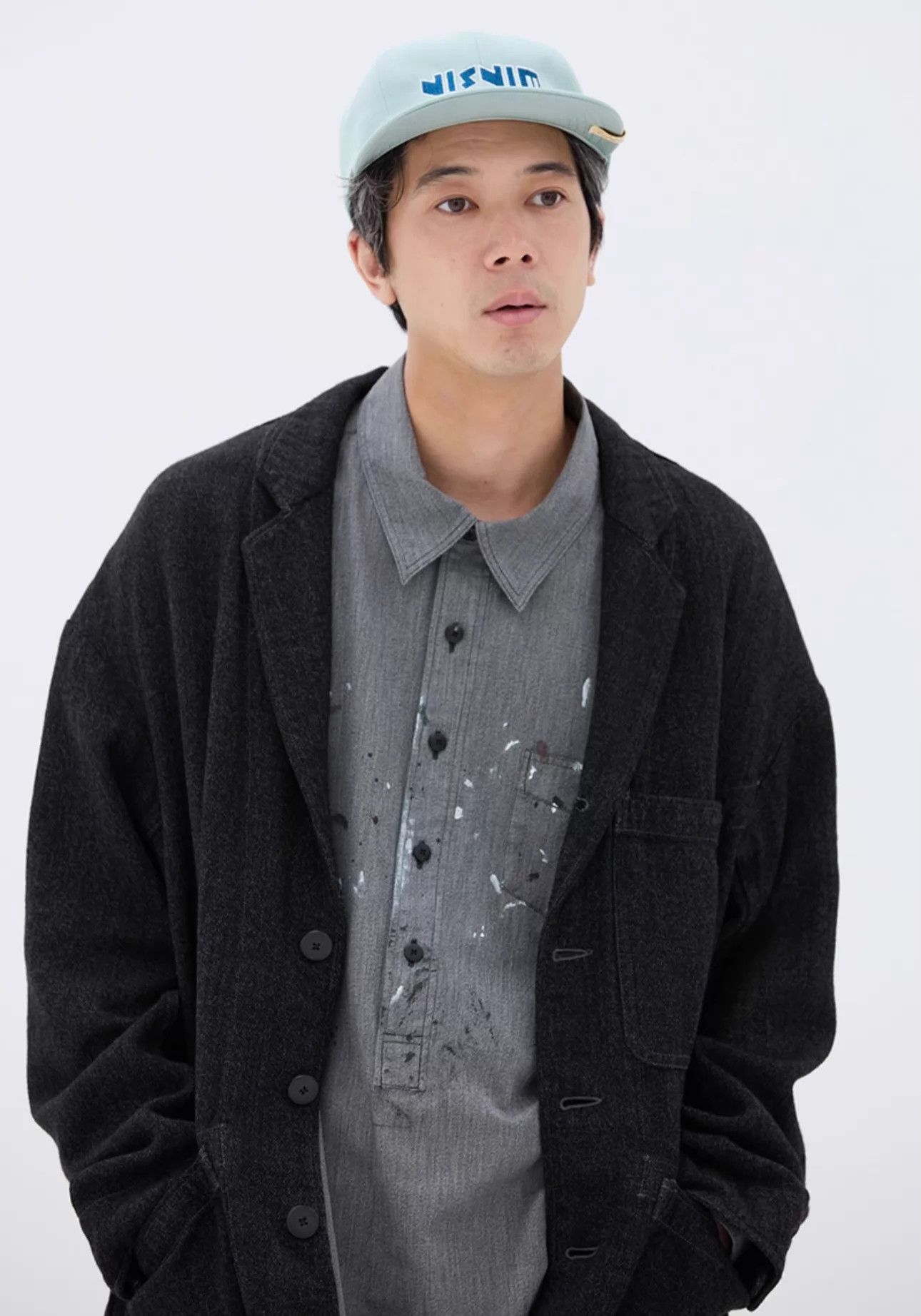 Visvim VISVIM 26SS RAILWOOD JKT Black 3 Wool-Linen Soft Size US L / EU 52-54 / 3 - 6 Thumbnail